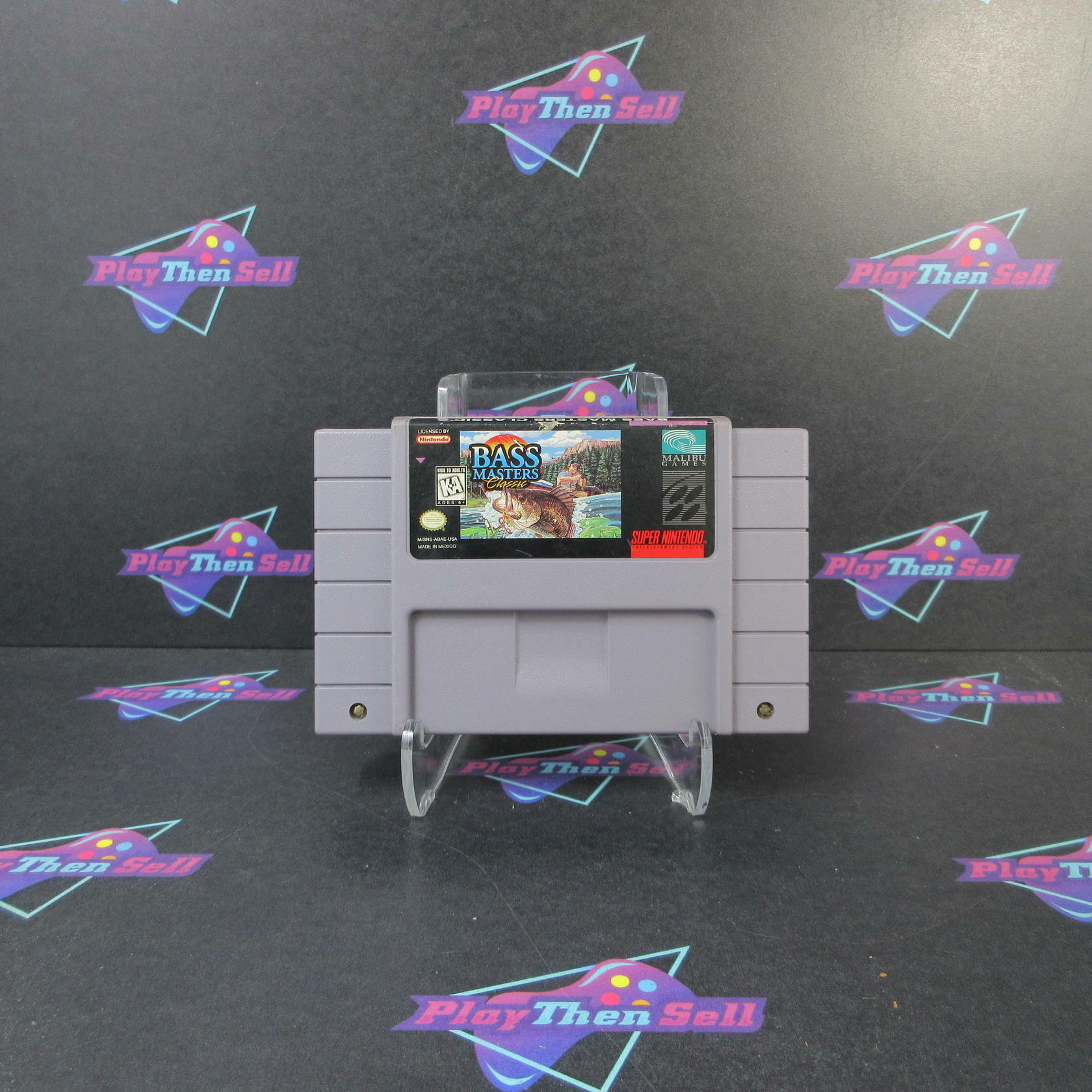 Bass Masters Classic Super Nintendo SNES Cartridge Only AD Authentic / Tested - Good