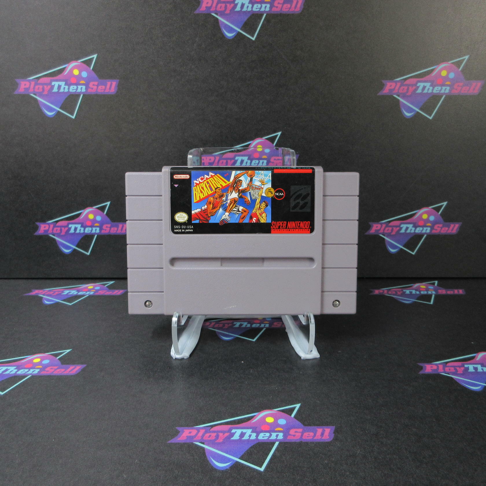 NCAA Basketball Nintendo SNES Cartridge Only Authentic / Tested - Good