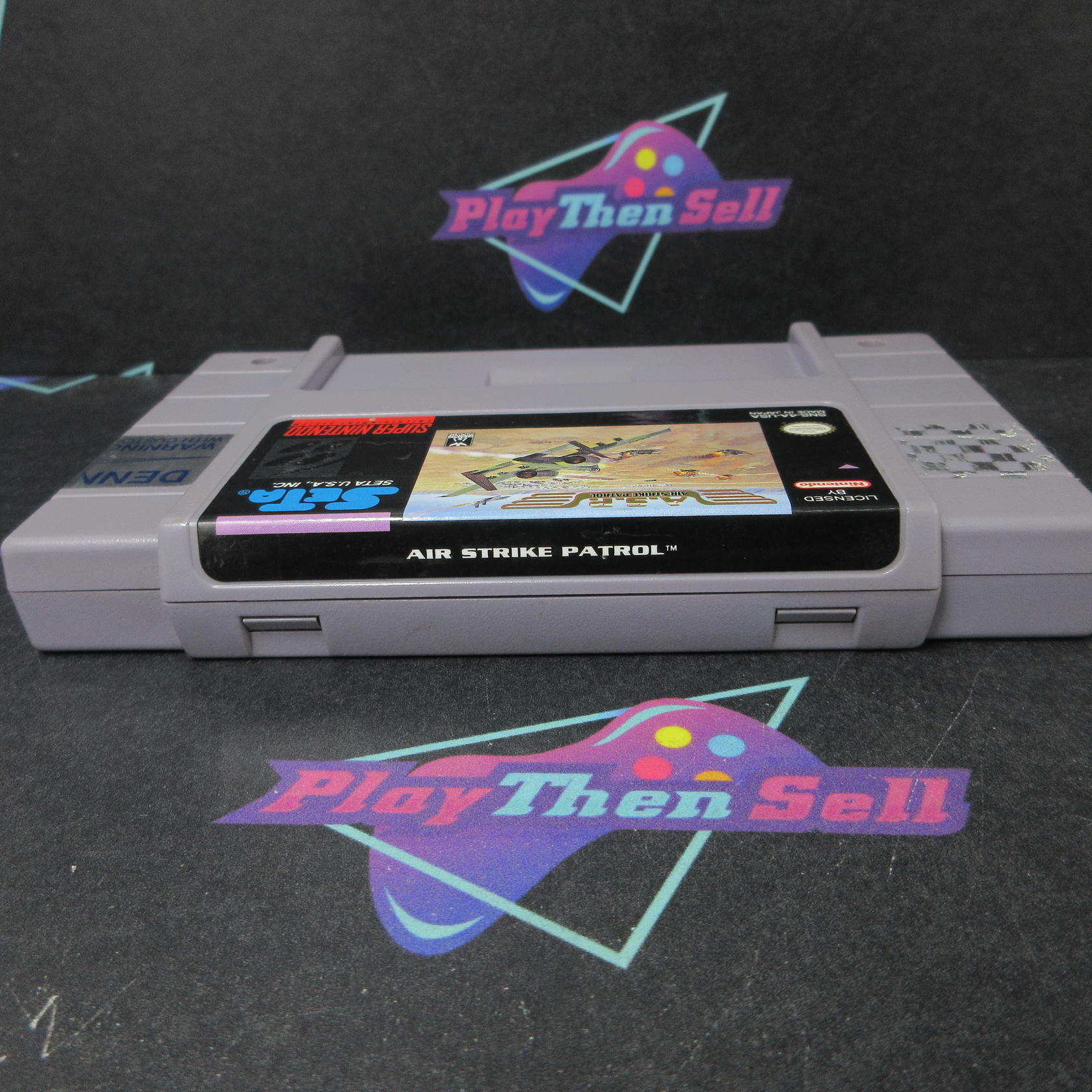 Air Strike Patrol Super Nintendo SNES Cartridge Only AD Authentic / Tested - Good