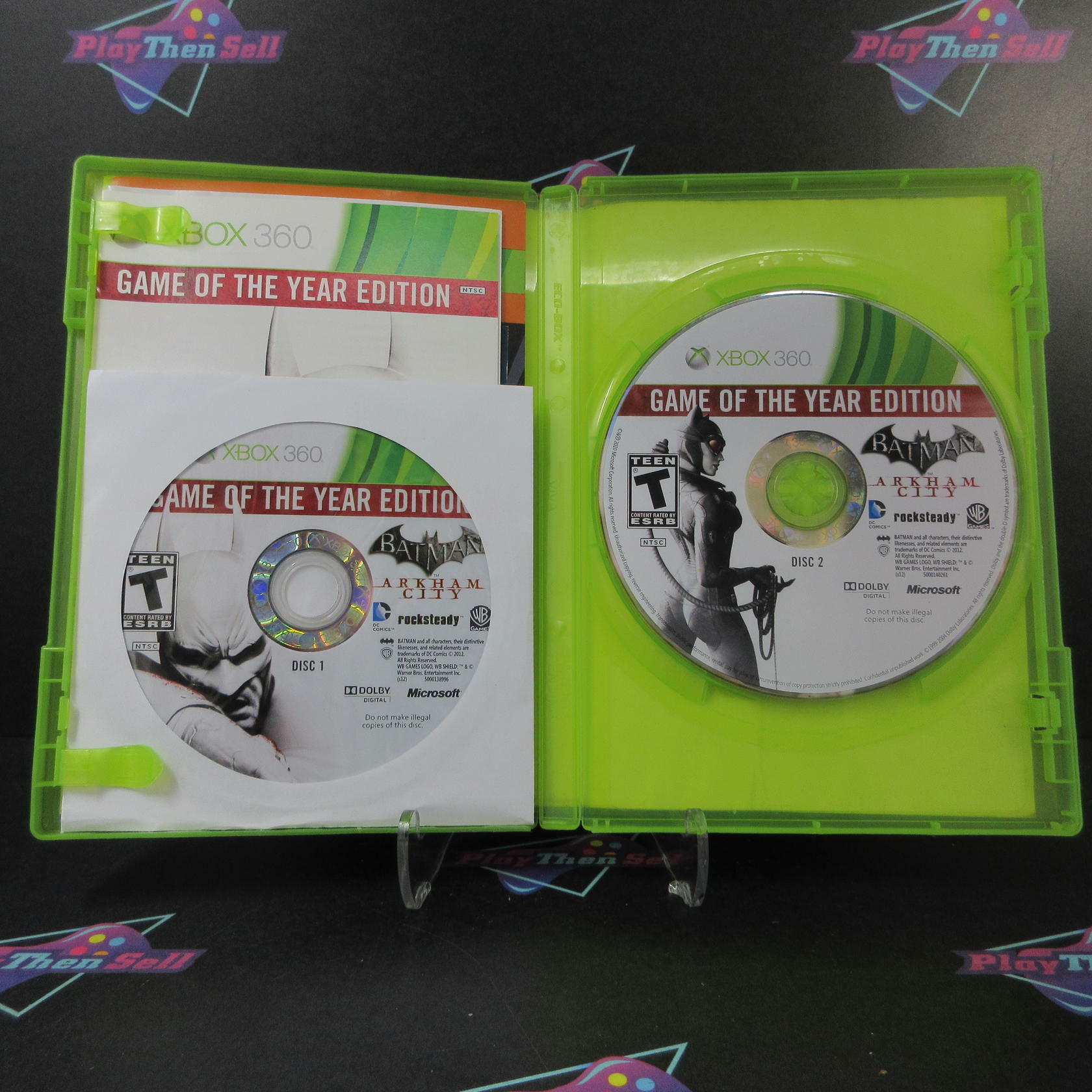 Batman Arkham City GOTY Xbox 360 AD Complete CIB - Good