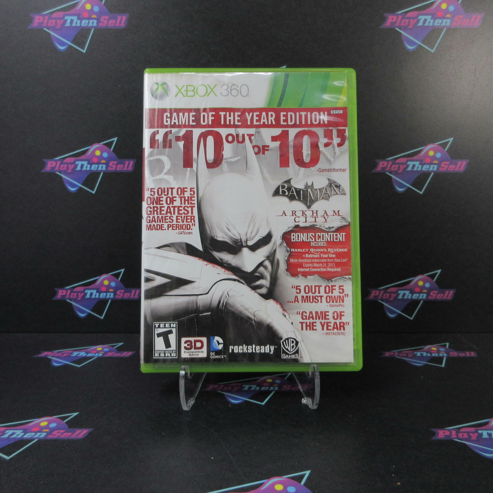 Batman Arkham City GOTY Xbox 360 AD Complete CIB - Good