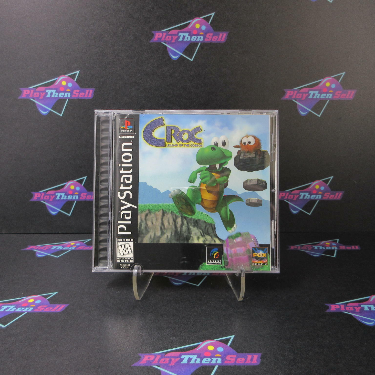 Croc Legend of the Gobbos PS1 PlayStation 1 + Reg Card - Like New