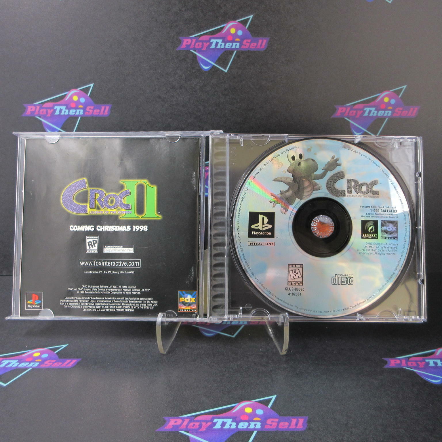 Croc Legend of the Gobbos PS1 PlayStation 1 + Reg Card - Like New