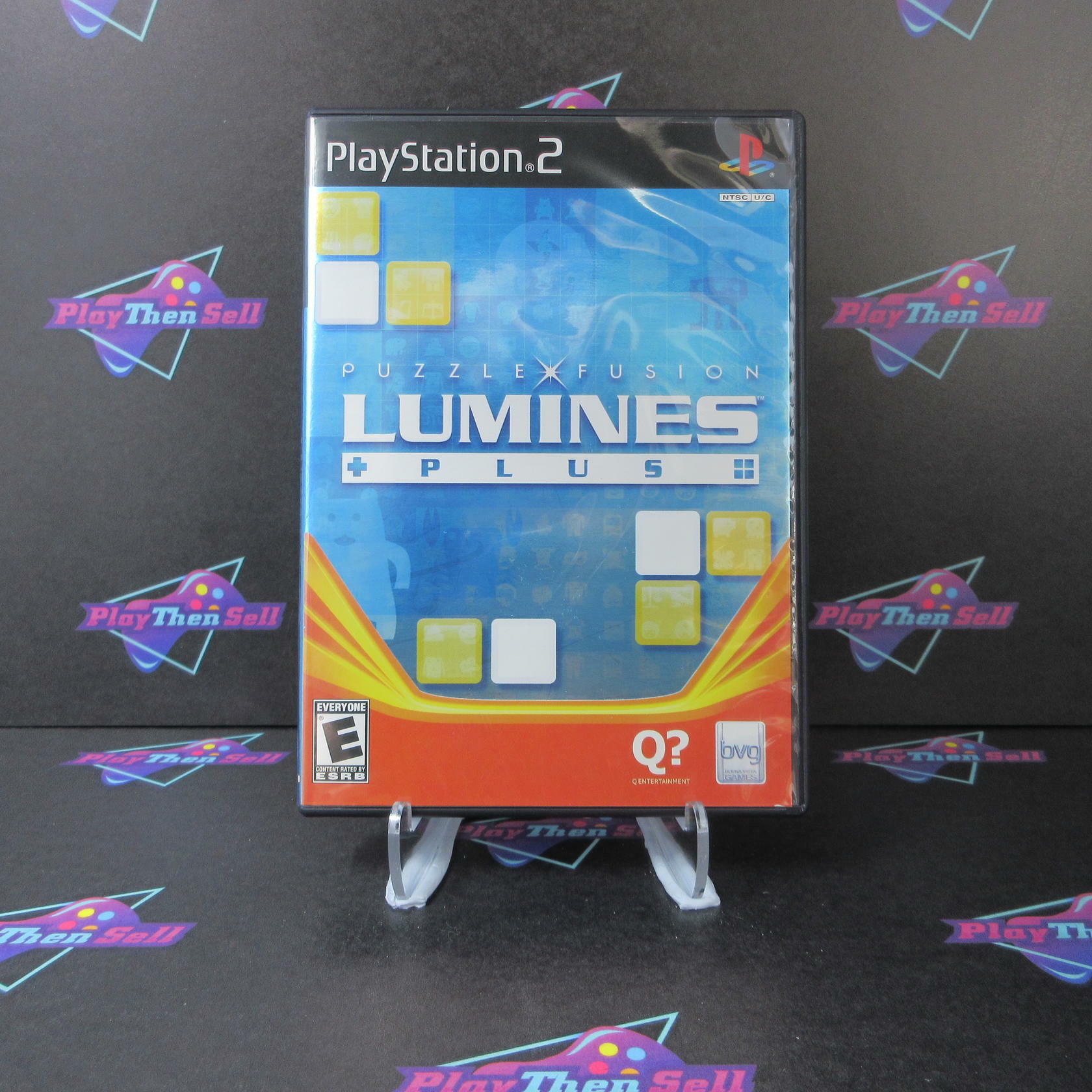 Puzzle Fusion Lumines Plus PS2 PlayStation 2 - Like New