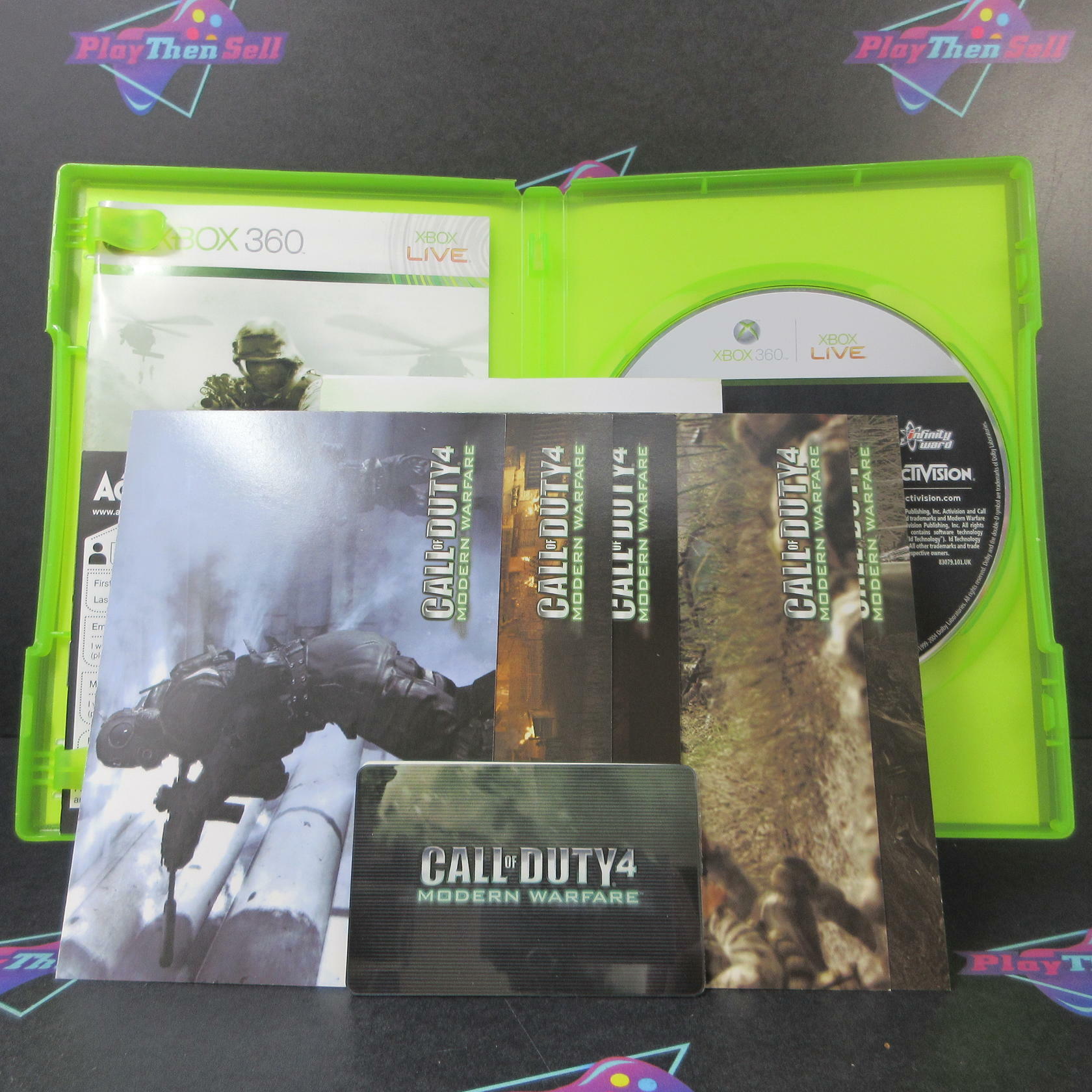 Call of Duty 4 Modern Warfare PAL Xbox 360 MD + Reg / Collector's Pack Complete - Good