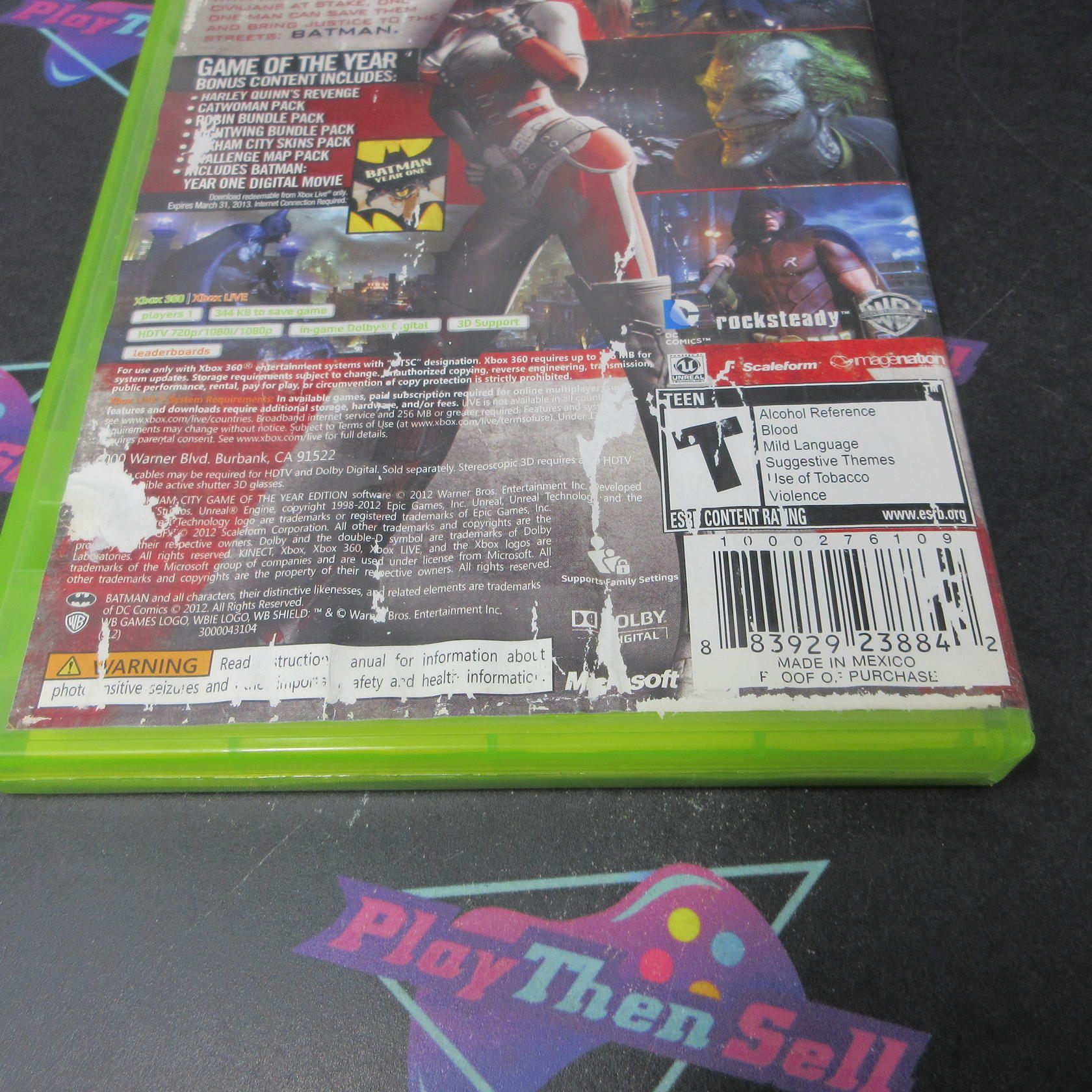 Batman Arkham City GOTY Xbox 360 AD Complete CIB - Good