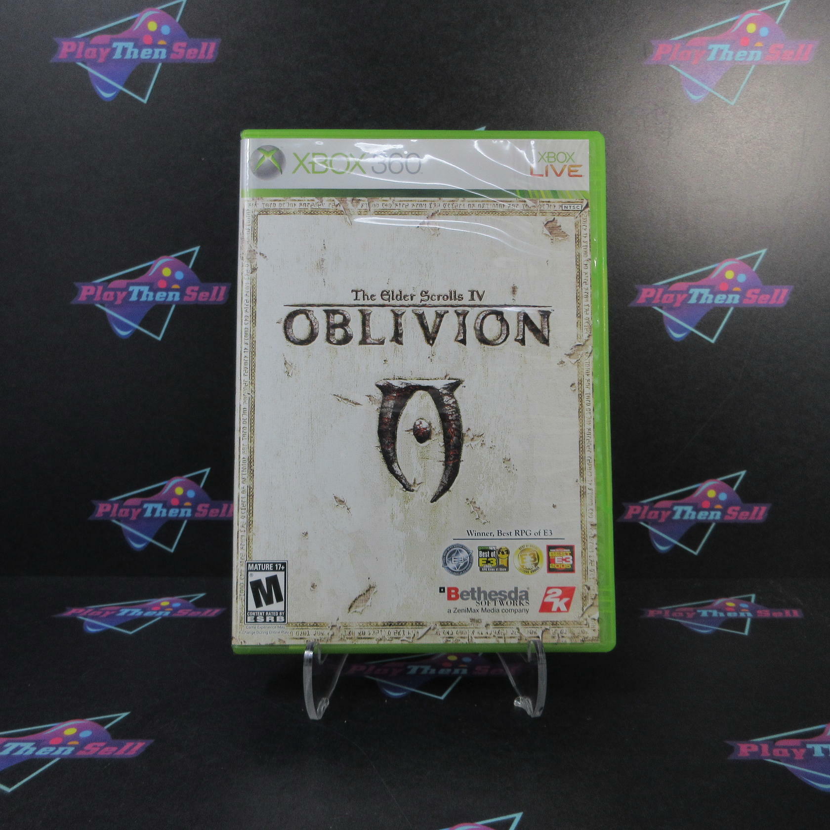 Elder Scrolls IV Oblivion Xbox 360 + Map / Reg Card Complete - Excellent