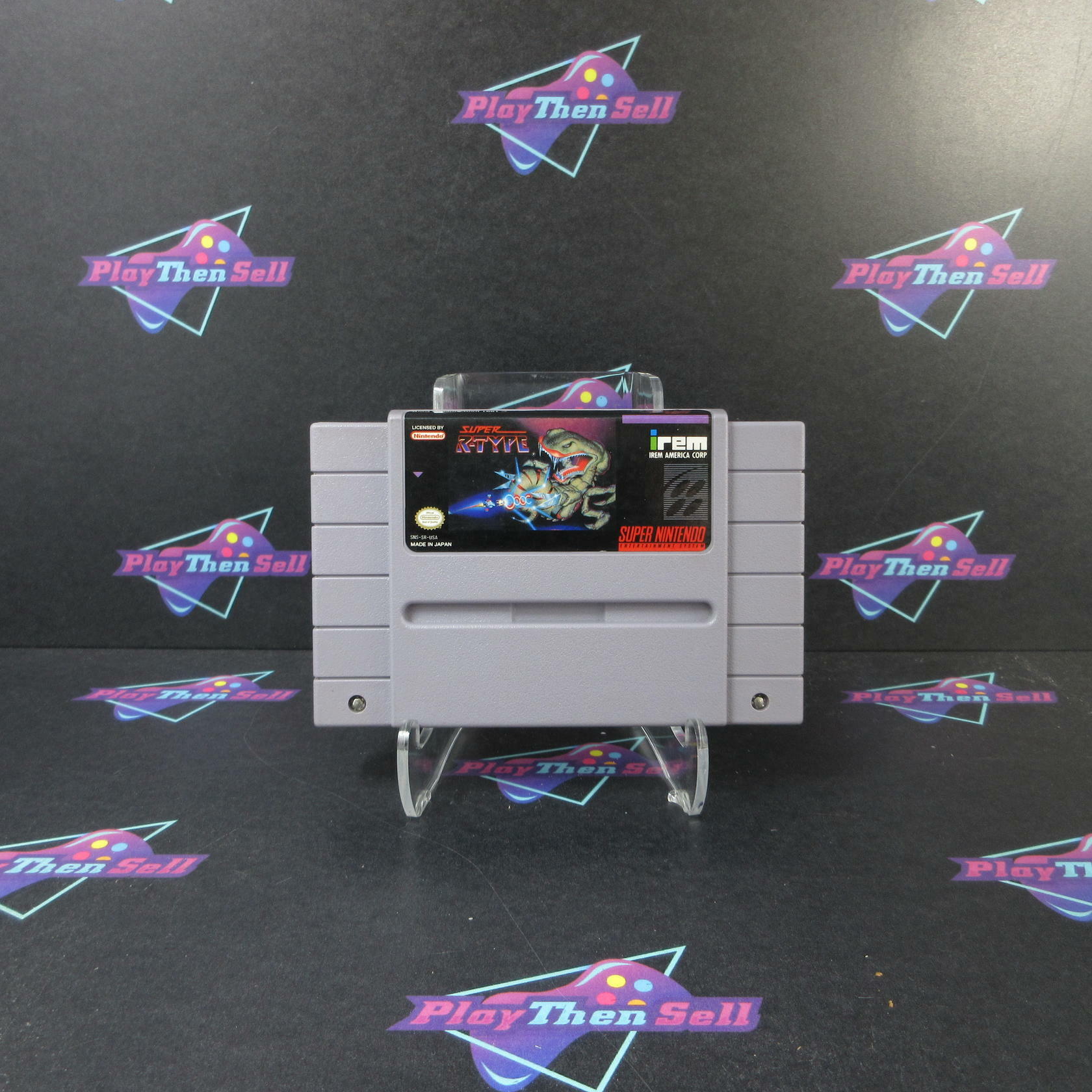 Super R-Type Super Nintendo SNES Cartridge Only Authentic / Tested - Good