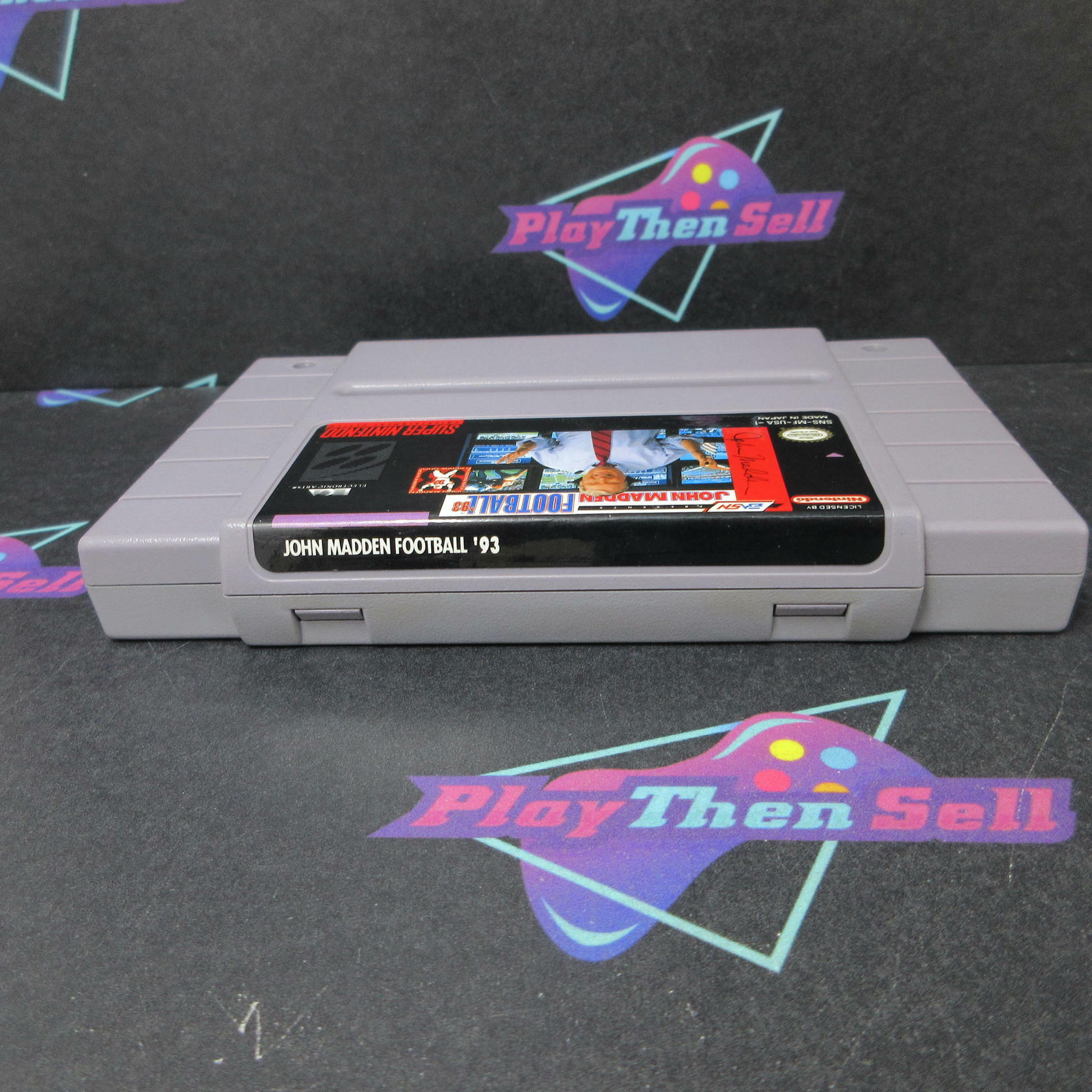 John Madden Football '93 Super Nintendo SNES Cartridge Only Authentic / Tested - Good