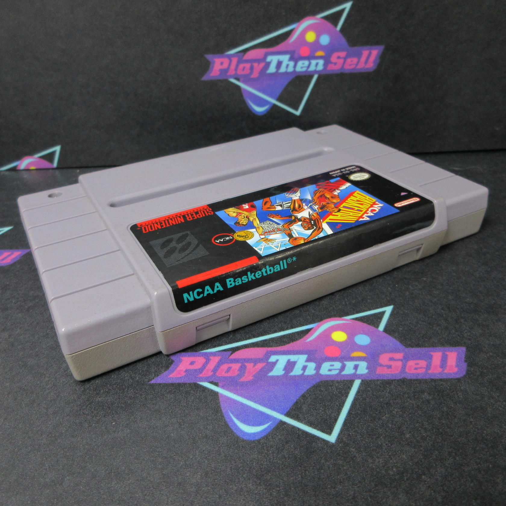 NCAA Basketball Nintendo SNES Cartridge Only Authentic / Tested - Good