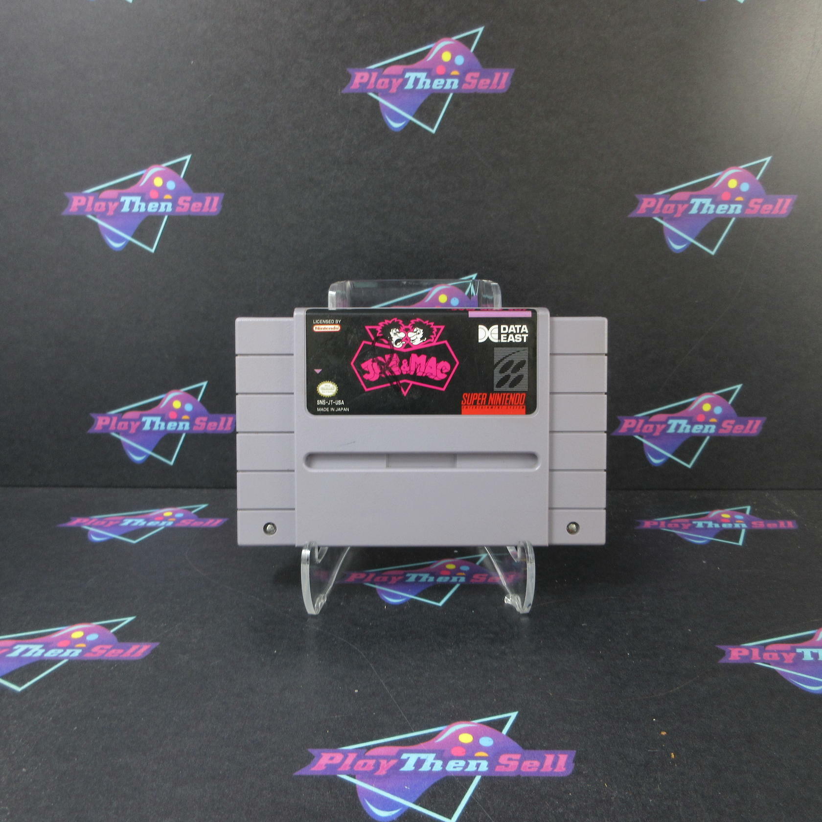 Joe & Mac Super Nintendo SNES Cartridge Only AD Authentic / Tested - Good