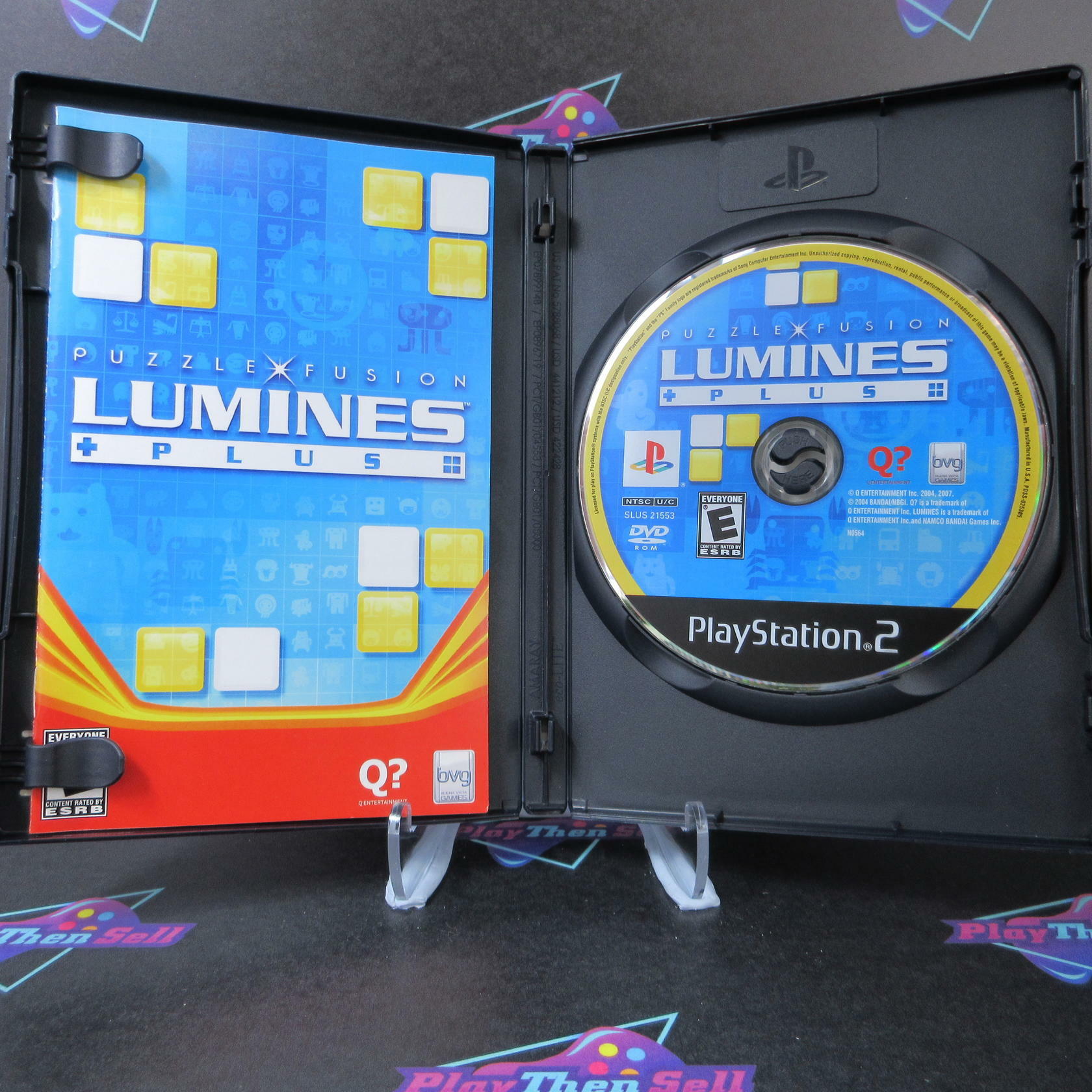 Puzzle Fusion Lumines Plus PS2 PlayStation 2 - Like New