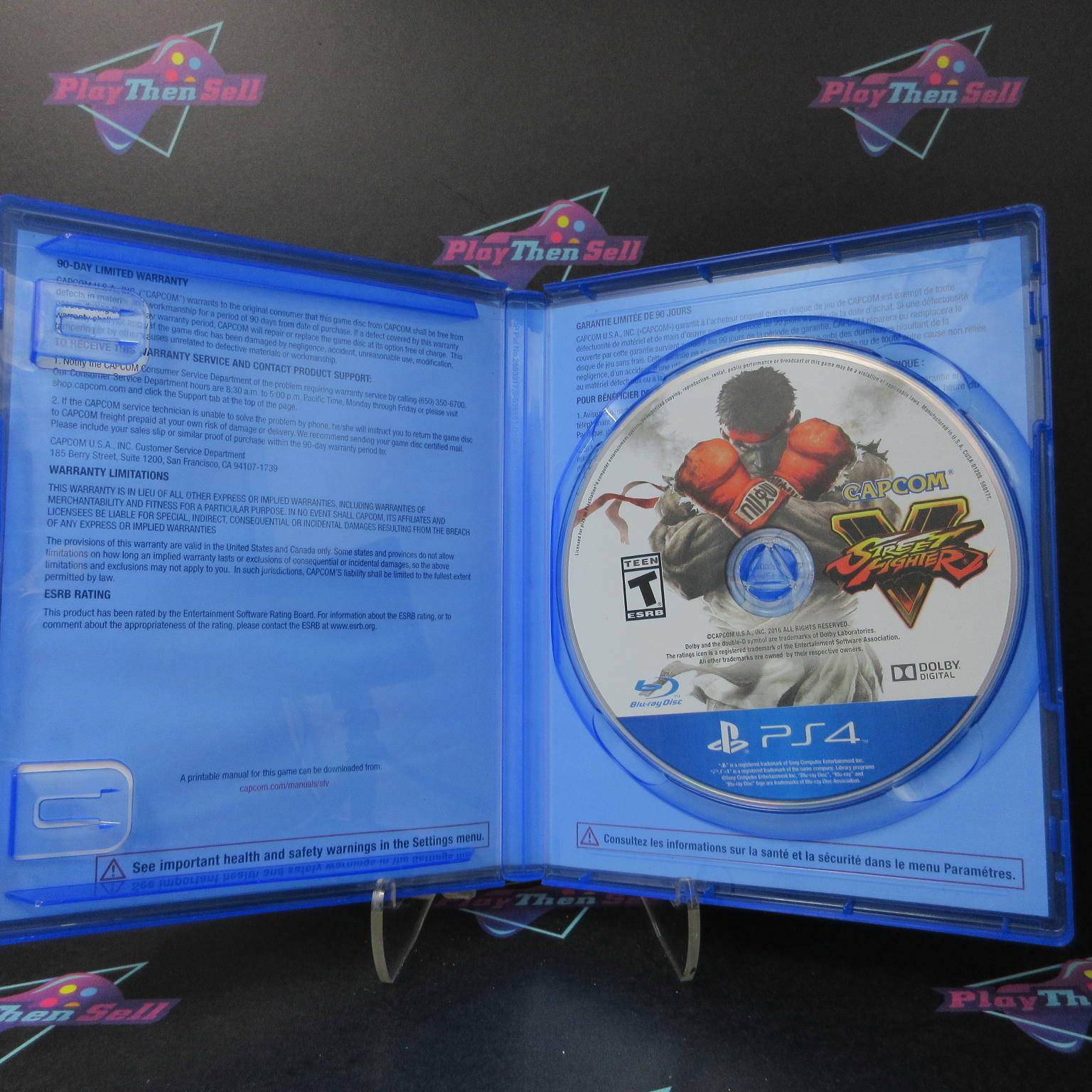 Street Fighter V PS4 PlayStation 4 AD - Good