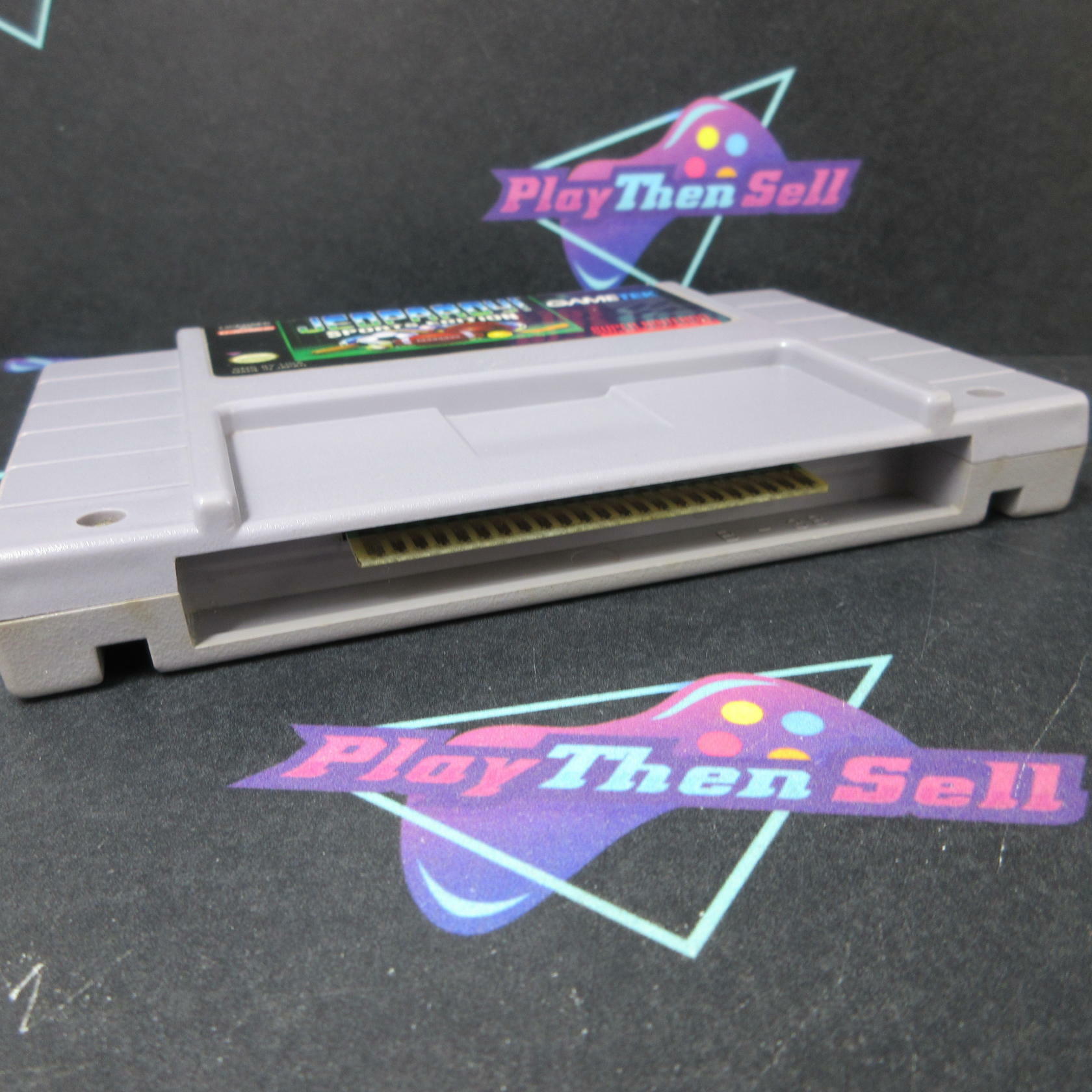 Jeopardy Sports Edition Super Nintendo SNES Cartridge Only Authentic / Tested - Good