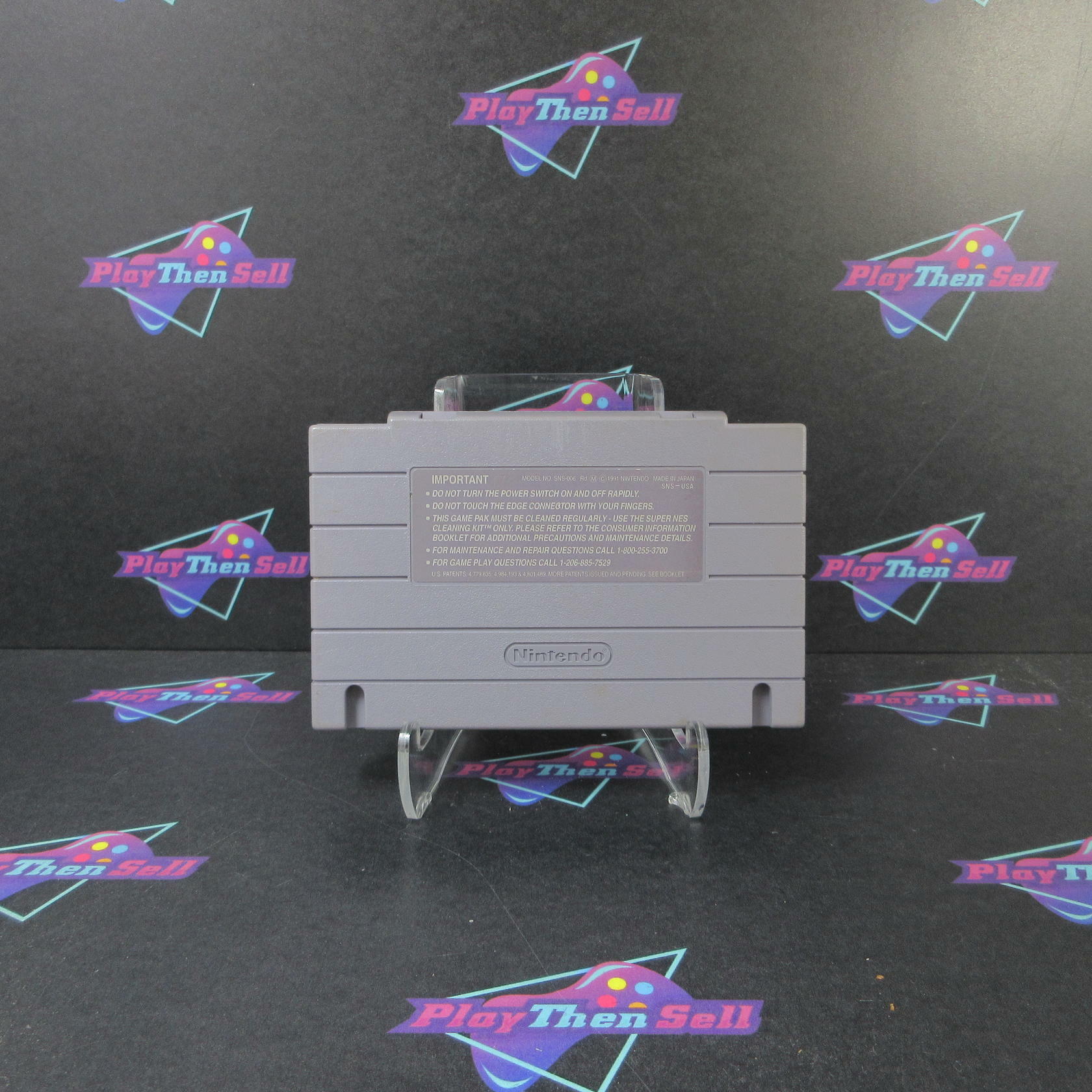 Super NES Super Scope 6 Super Nintendo SNES Cartridge Only Authentic / Tested - Good