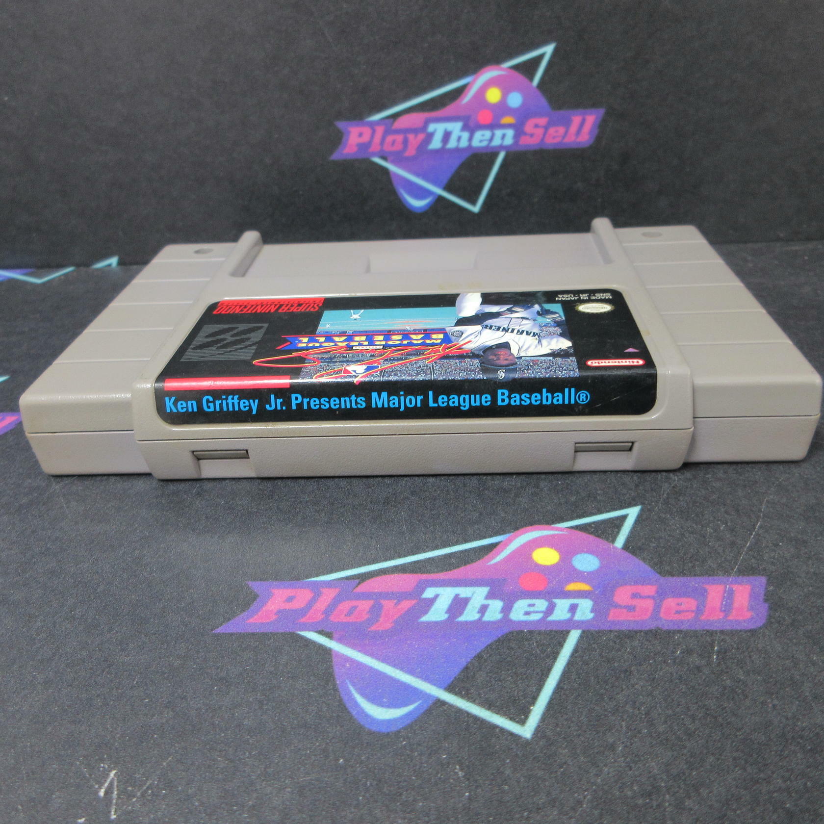 Ken Griffey Jr. Major League Baseball Nintendo SNES Cartridge Only Authentic - Good