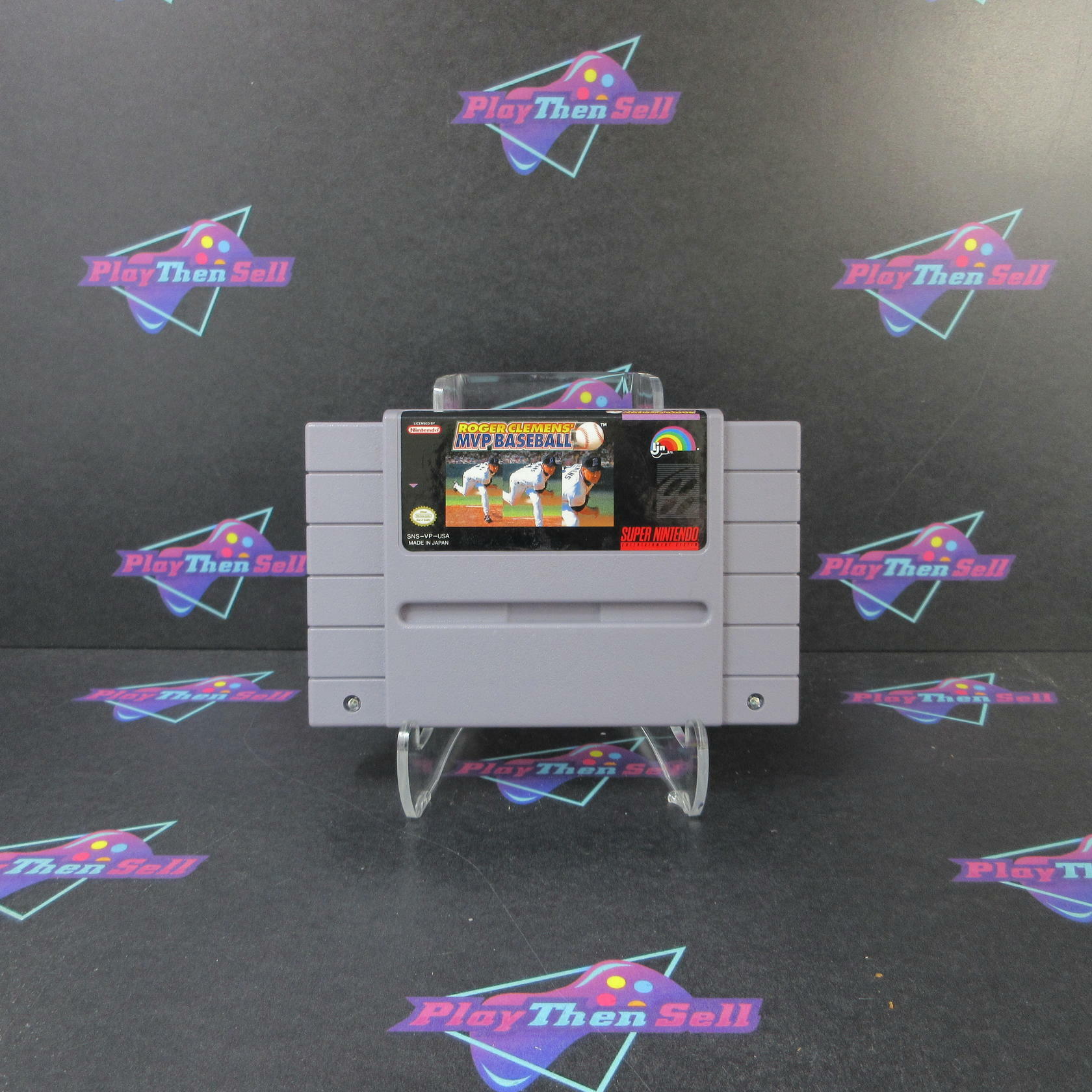 Roger Clemen's MVP Baseball Super Nintendo SNES Cartridge Only Authentic /Tested - Good