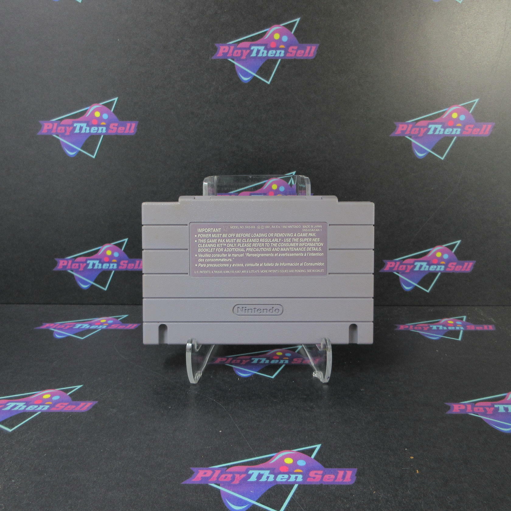 Bill Walsh College Football Super Nintendo SNES Cartridge Only Authentic /Tested - Good