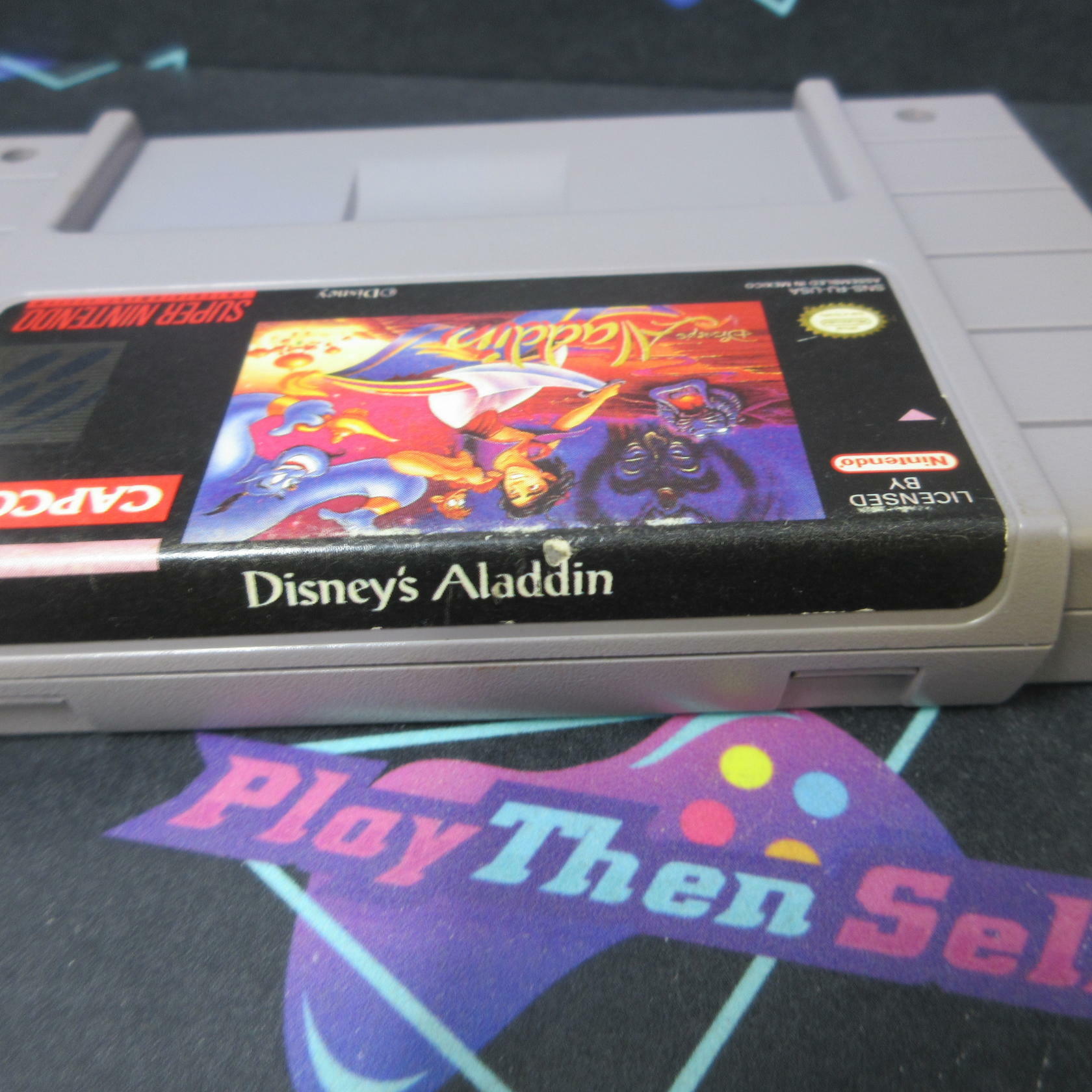 Disney's Aladdin Super Nintendo SNES Cartridge Only AD Authentic / Tested - Good