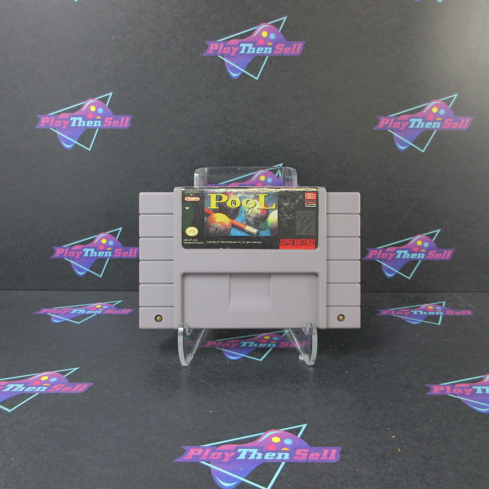 Championship Pool Super Nintendo SNES Cartridge Only AD Authentic / Tested - Good