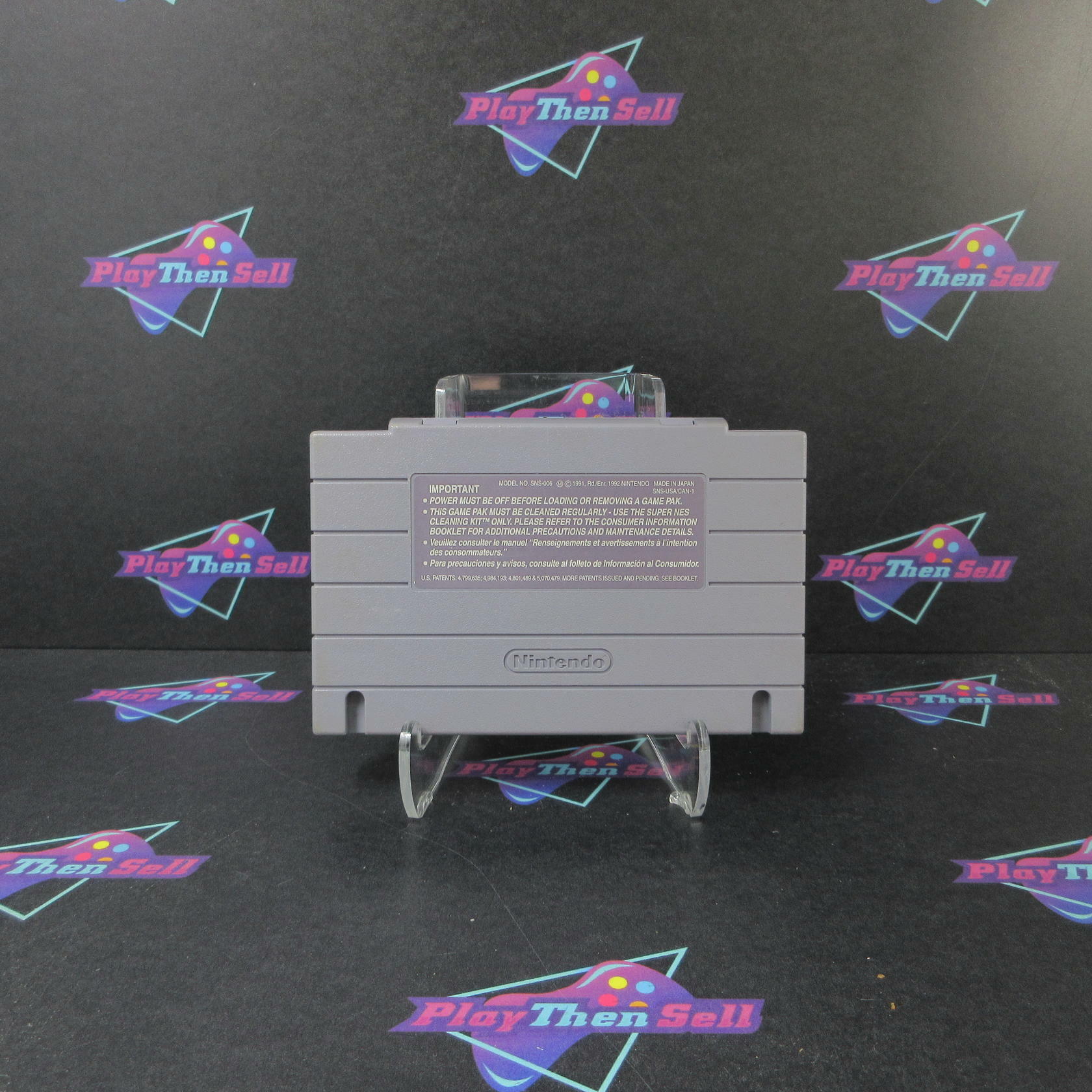 Street Fighter II Turbo Super Nintendo SNES Cartridge + Manual AD/MD Authentic - Good