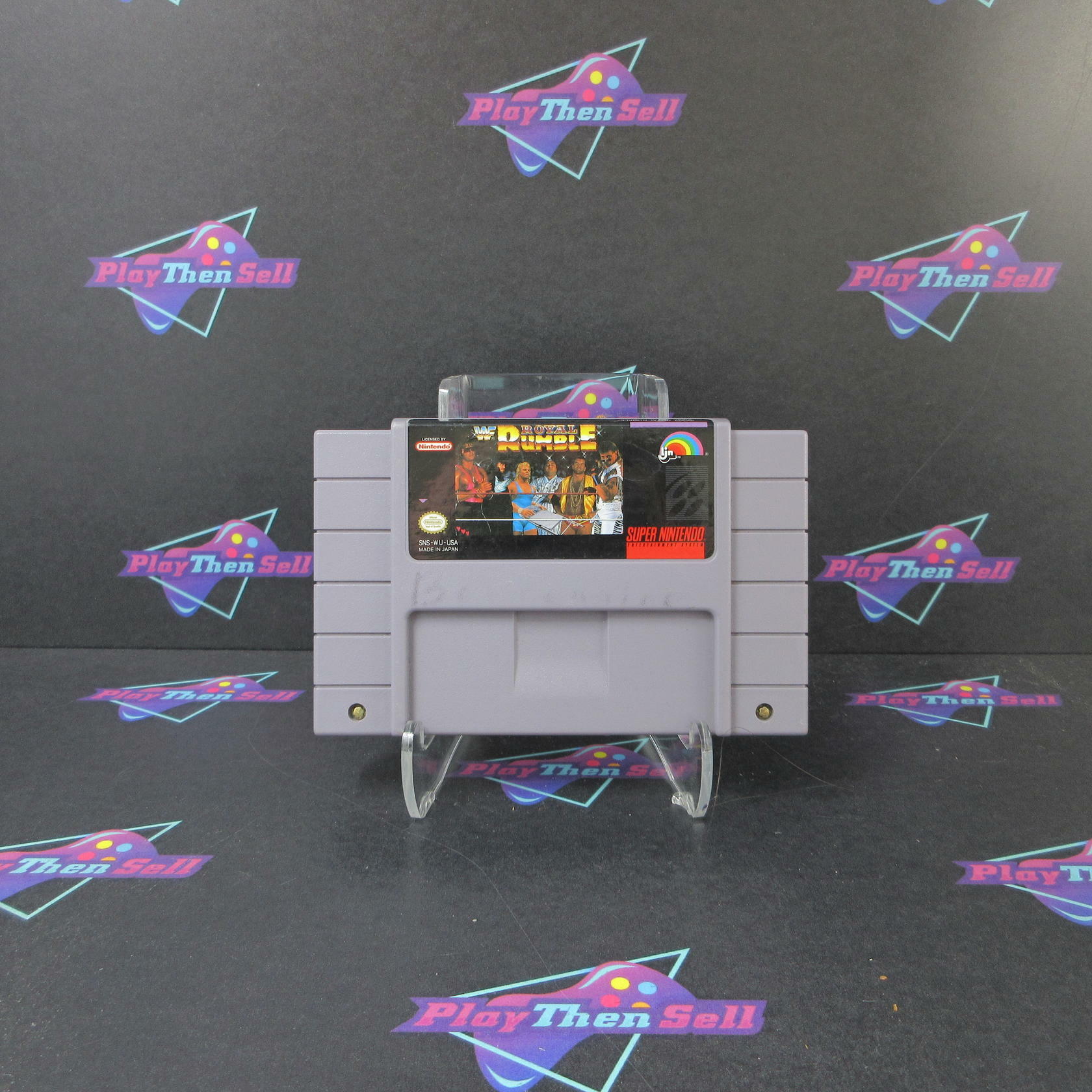 WWF Royal Rumble Super Nintendo SNES Cartridge Only AD Authentic / Tested - Good