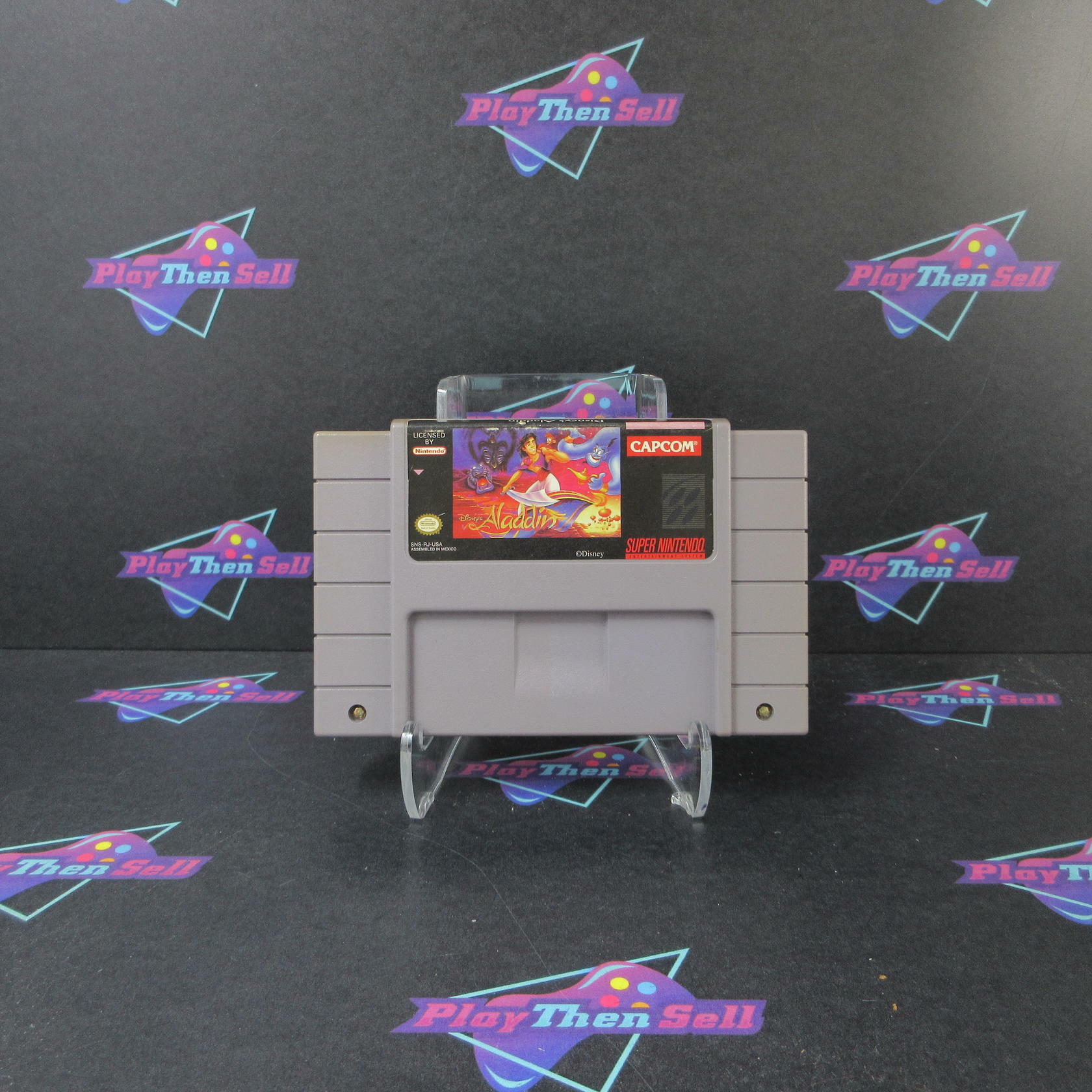 Disney's Aladdin Super Nintendo SNES Cartridge Only AD Authentic / Tested - Good