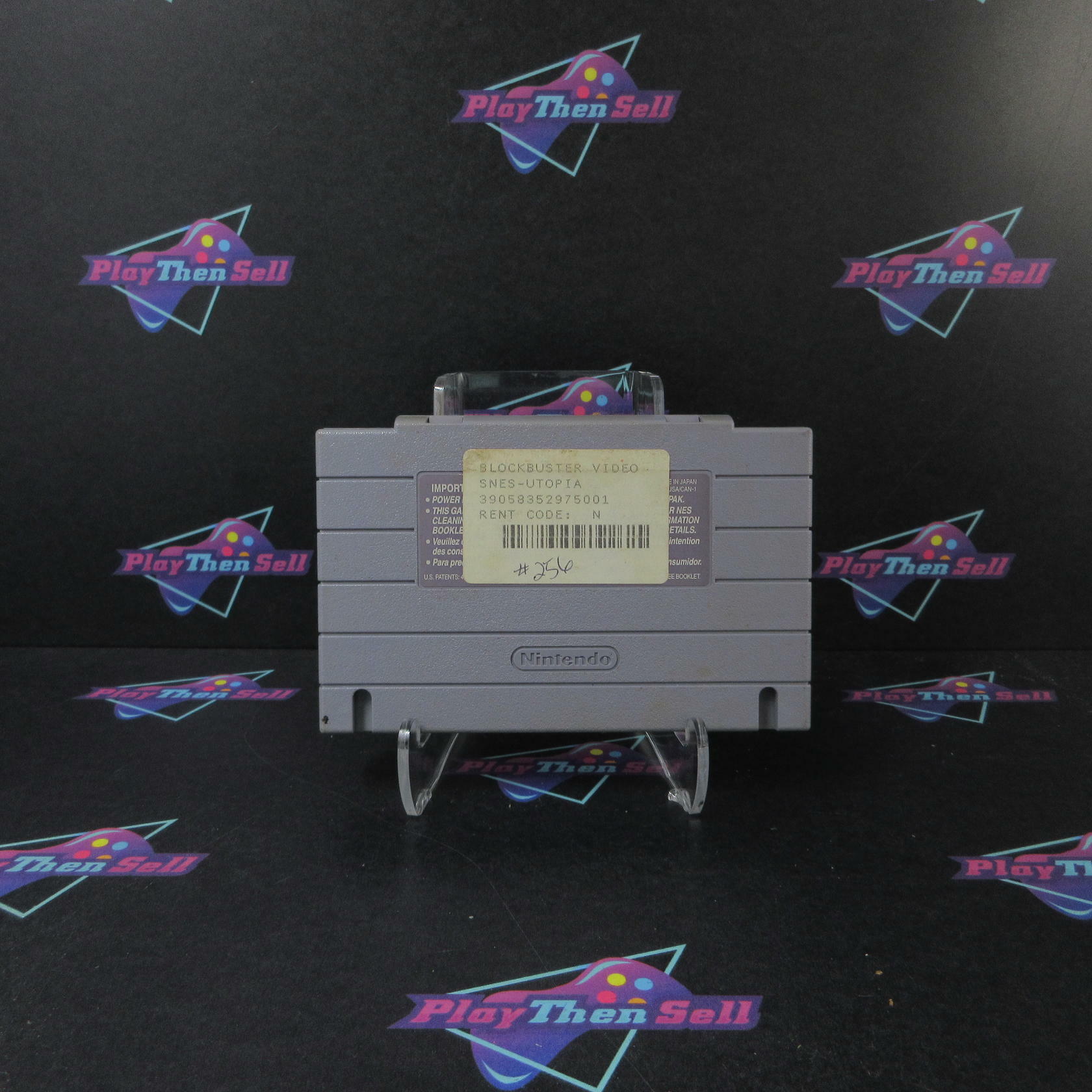 Utopia The Creation of a Nation Super Nintendo SNES Cartridge Only AD Authentic - Good