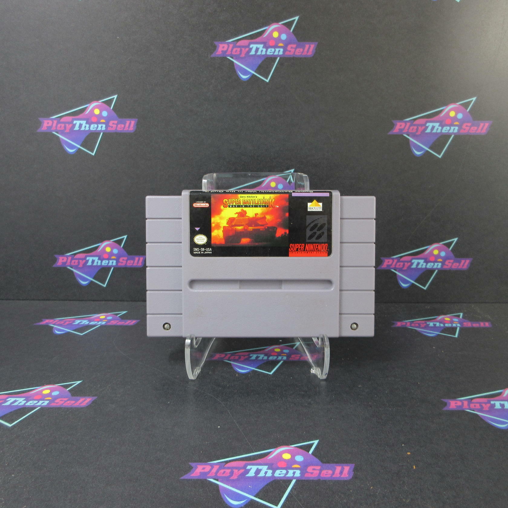 Super Battletank War in the Gulf Super Nintendo SNES Cartridge Only AD Authentic - Good