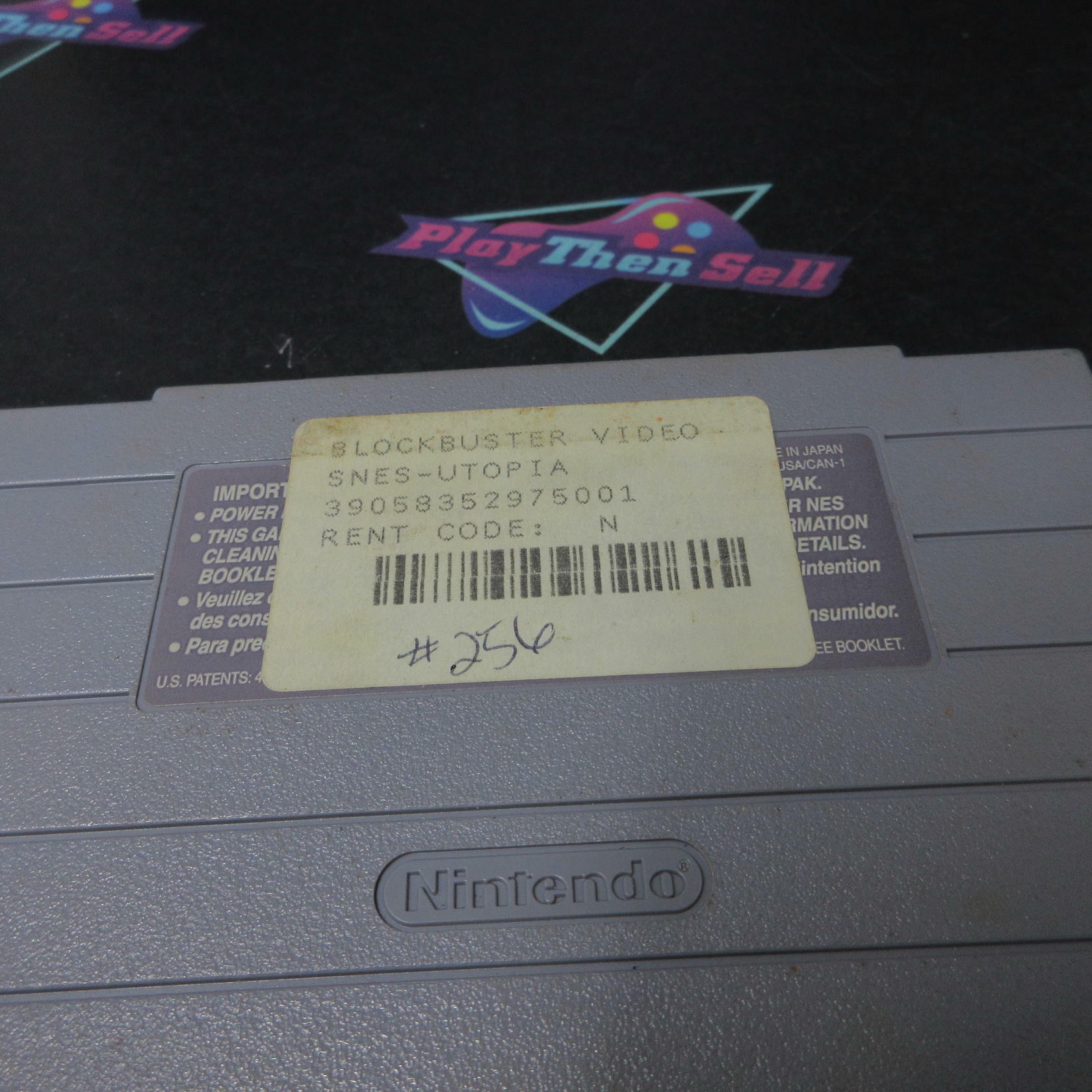 Utopia The Creation of a Nation Super Nintendo SNES Cartridge Only AD Authentic - Good