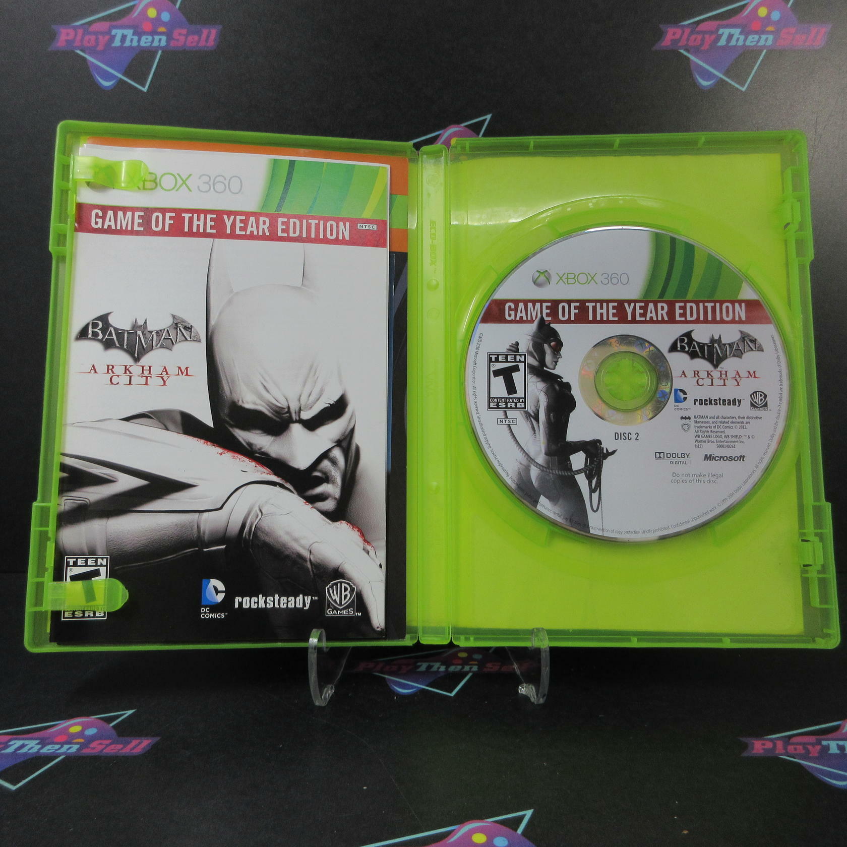 Batman Arkham City GOTY Xbox 360 AD Complete CIB - Good