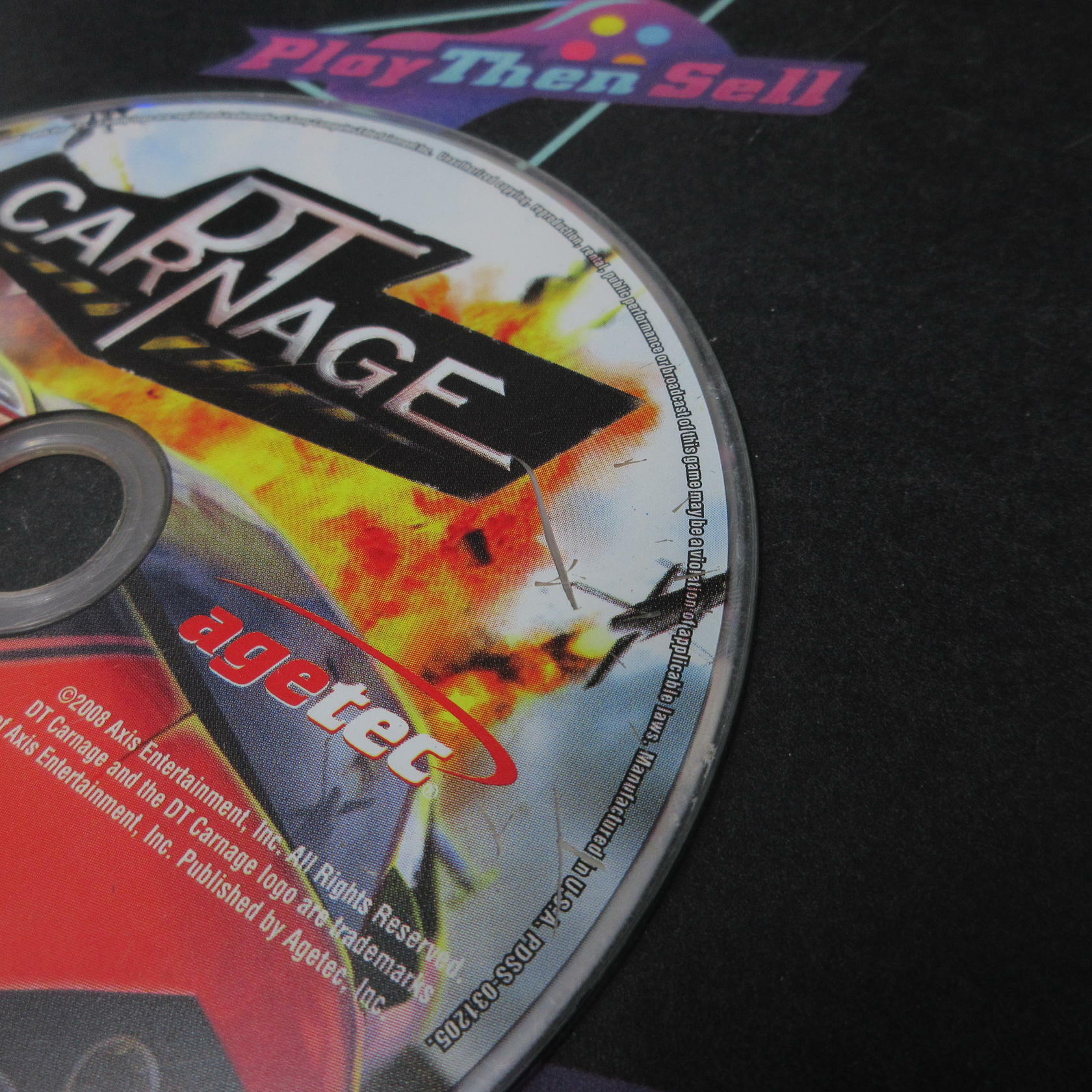 DT Carnage PS2 PlayStation 2 AD/DD/NM - Good