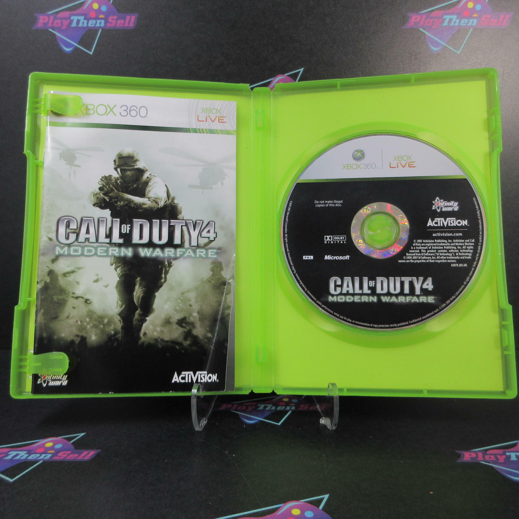Call of Duty 4 Modern Warfare PAL Xbox 360 MD + Reg / Collector's Pack Complete - Good