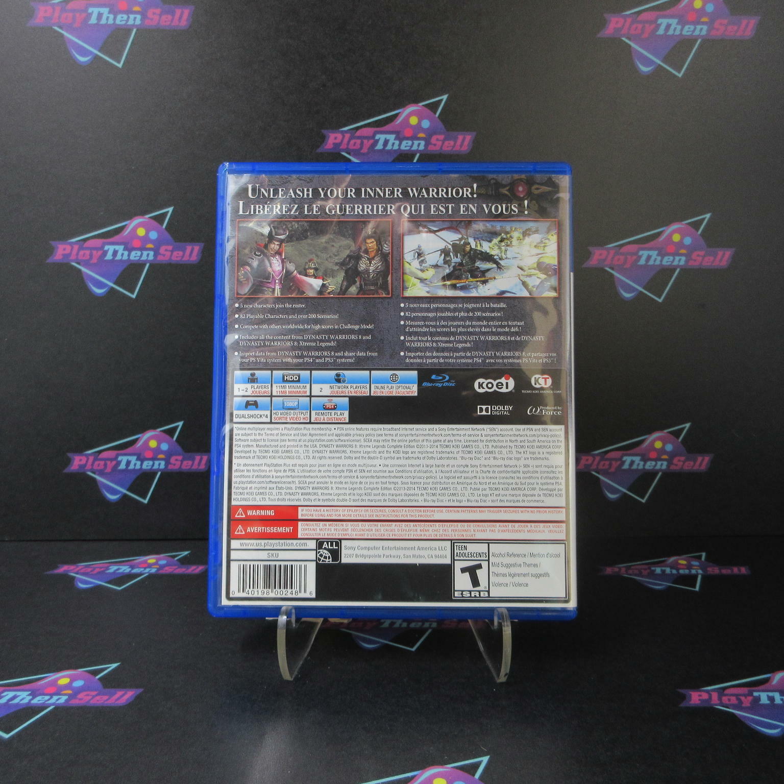 Dynasty Warriors 8 Xtreme Legends Complete Edition PS4 PlayStation 4 - Like New
