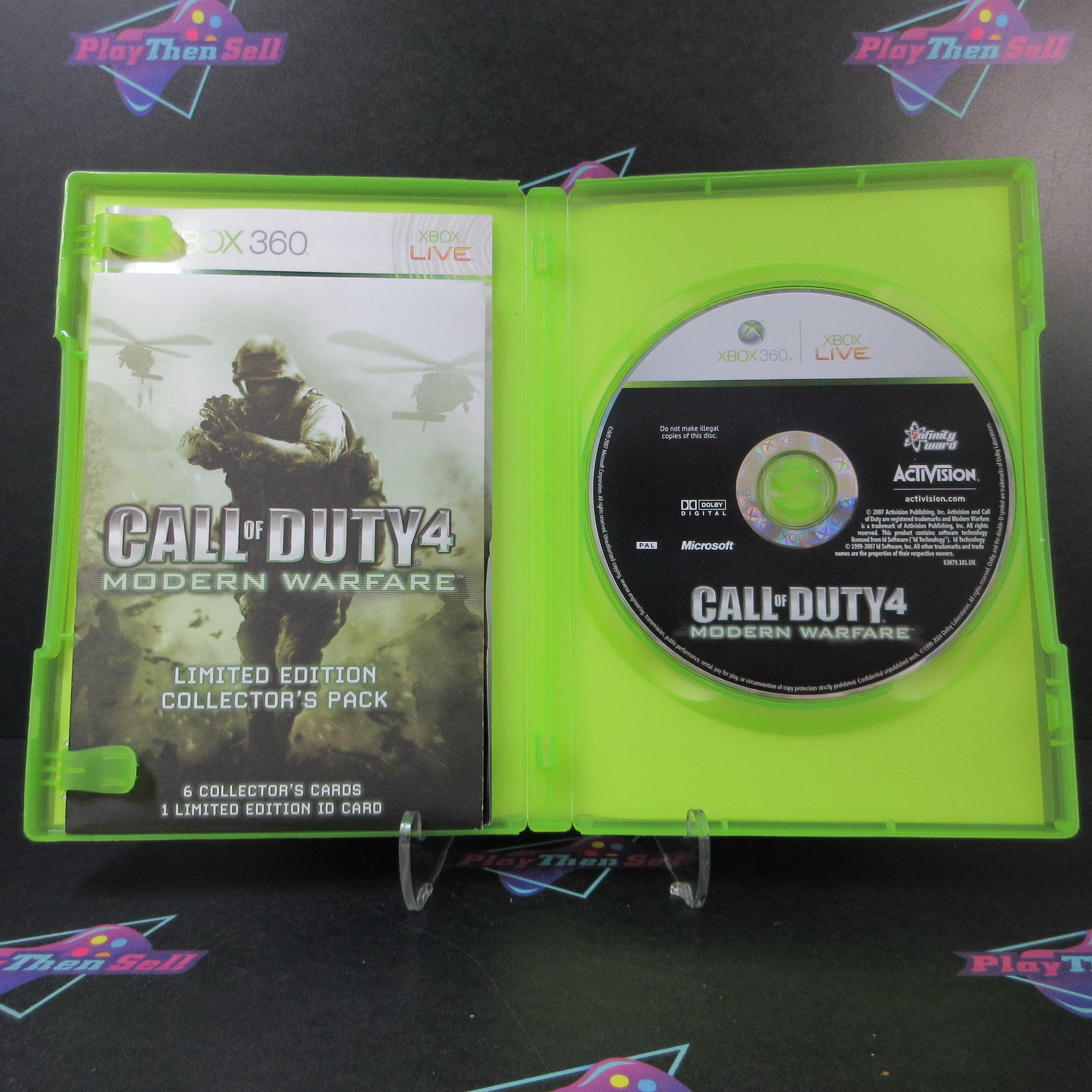Call of Duty 4 Modern Warfare PAL Xbox 360 MD + Reg / Collector's Pack Complete - Good
