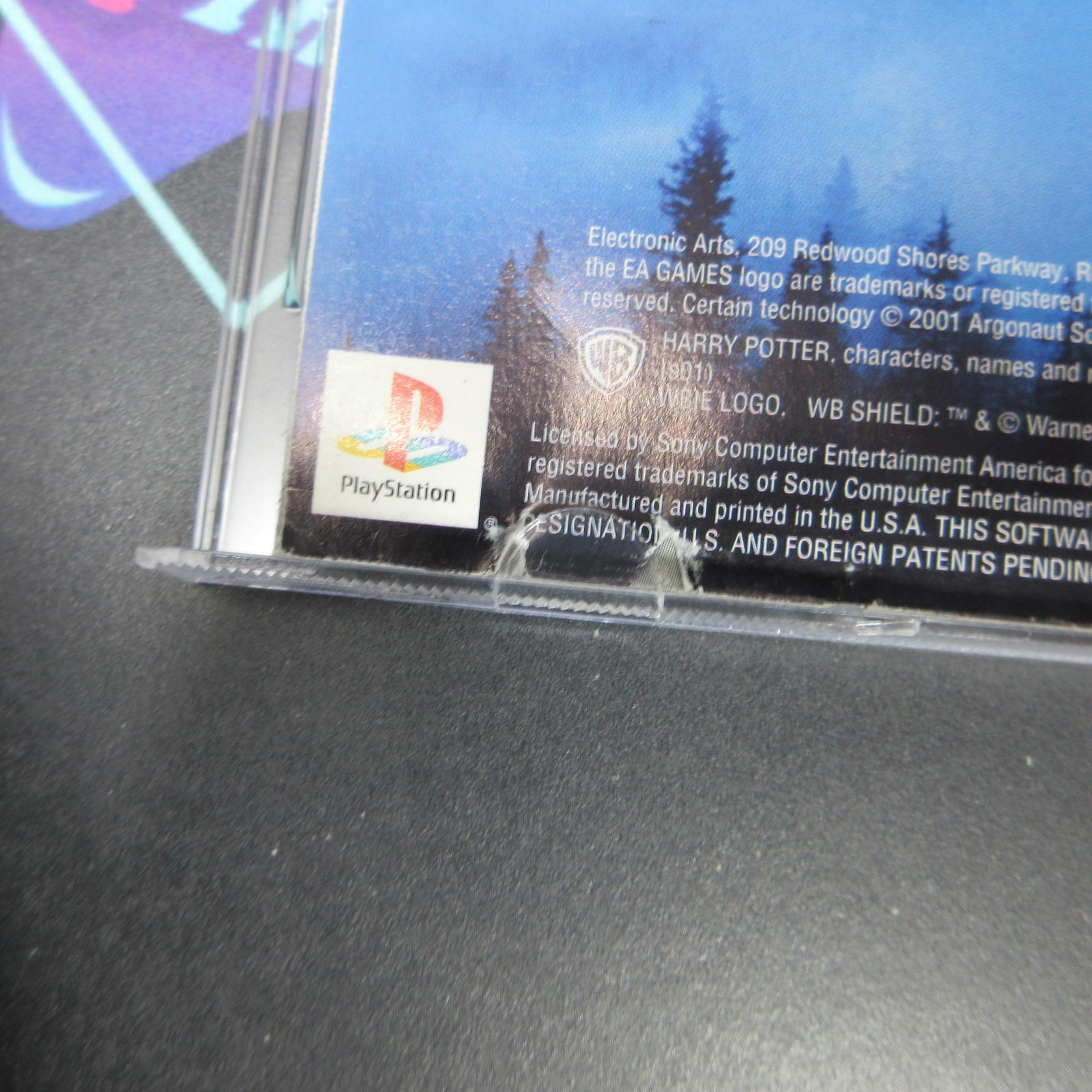 Harry Potter and the Sorcerer's Stone + Reg Card PS1 MD Complete CIB - Good
