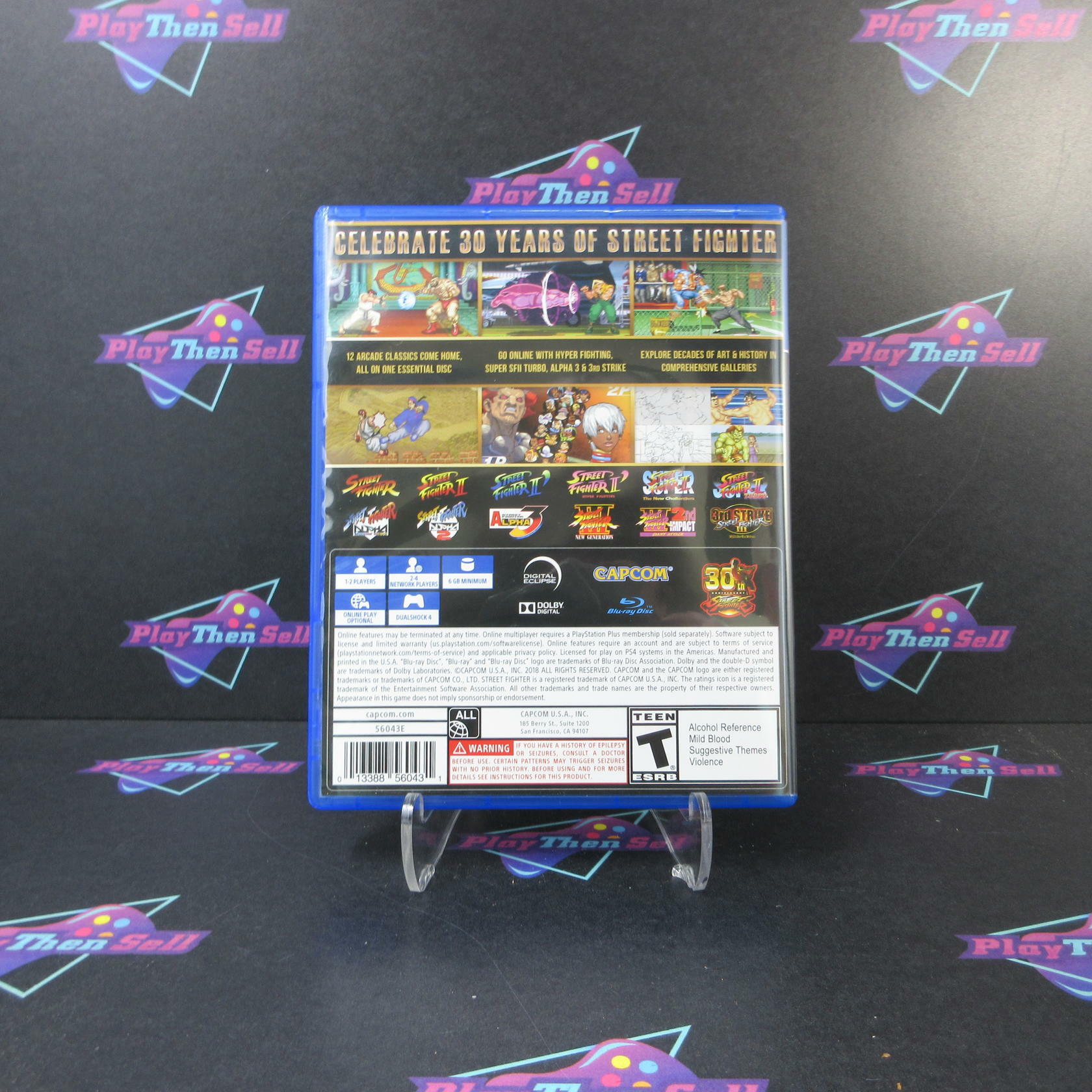 Street Fighter 30th Anniversary Collection PS4 PlayStation 4 - Like New