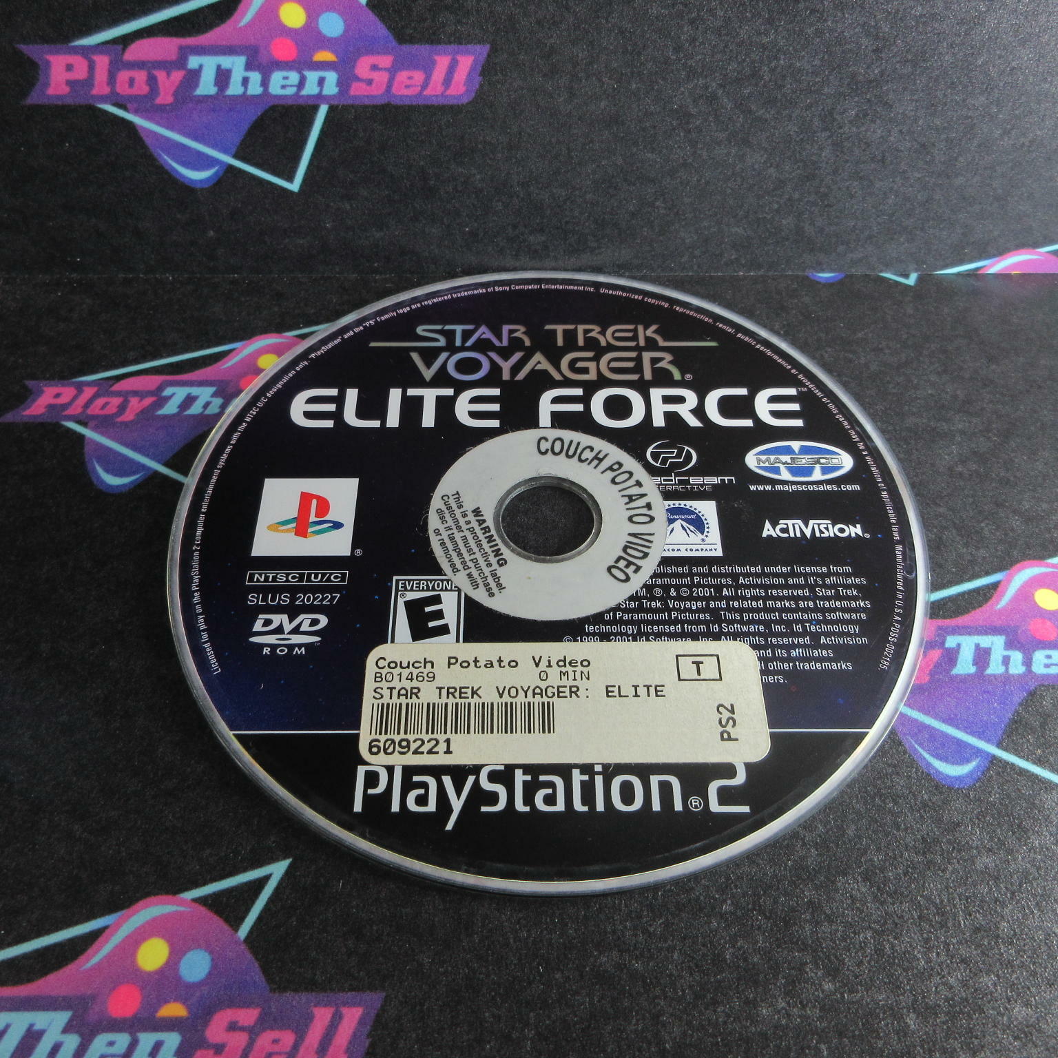 Star Trek Voyager Elite Force PS2 PlayStation 2 DD Complete CIB - Good