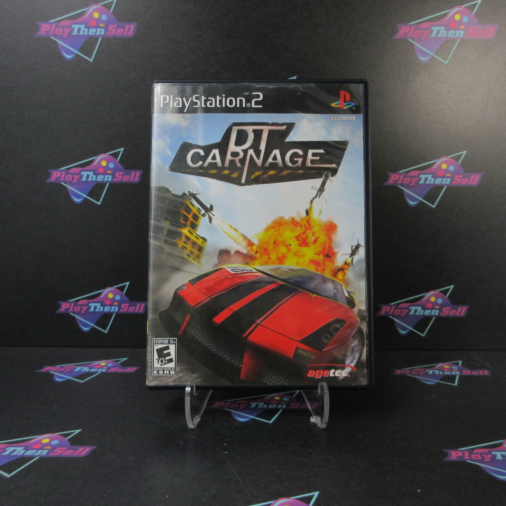 DT Carnage PS2 PlayStation 2 AD/DD/NM - Good