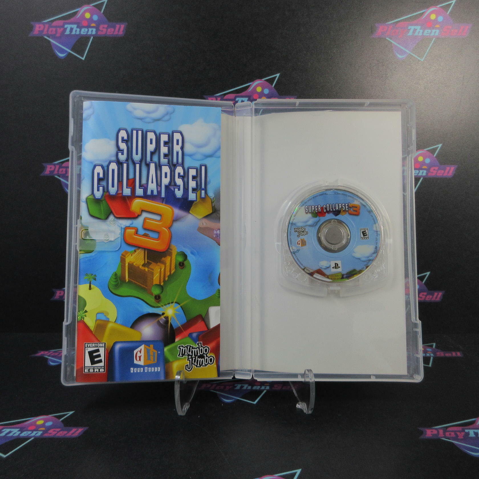 Super Collapse! 3 Clear UMD Sony PSP + Reg Card - Like New