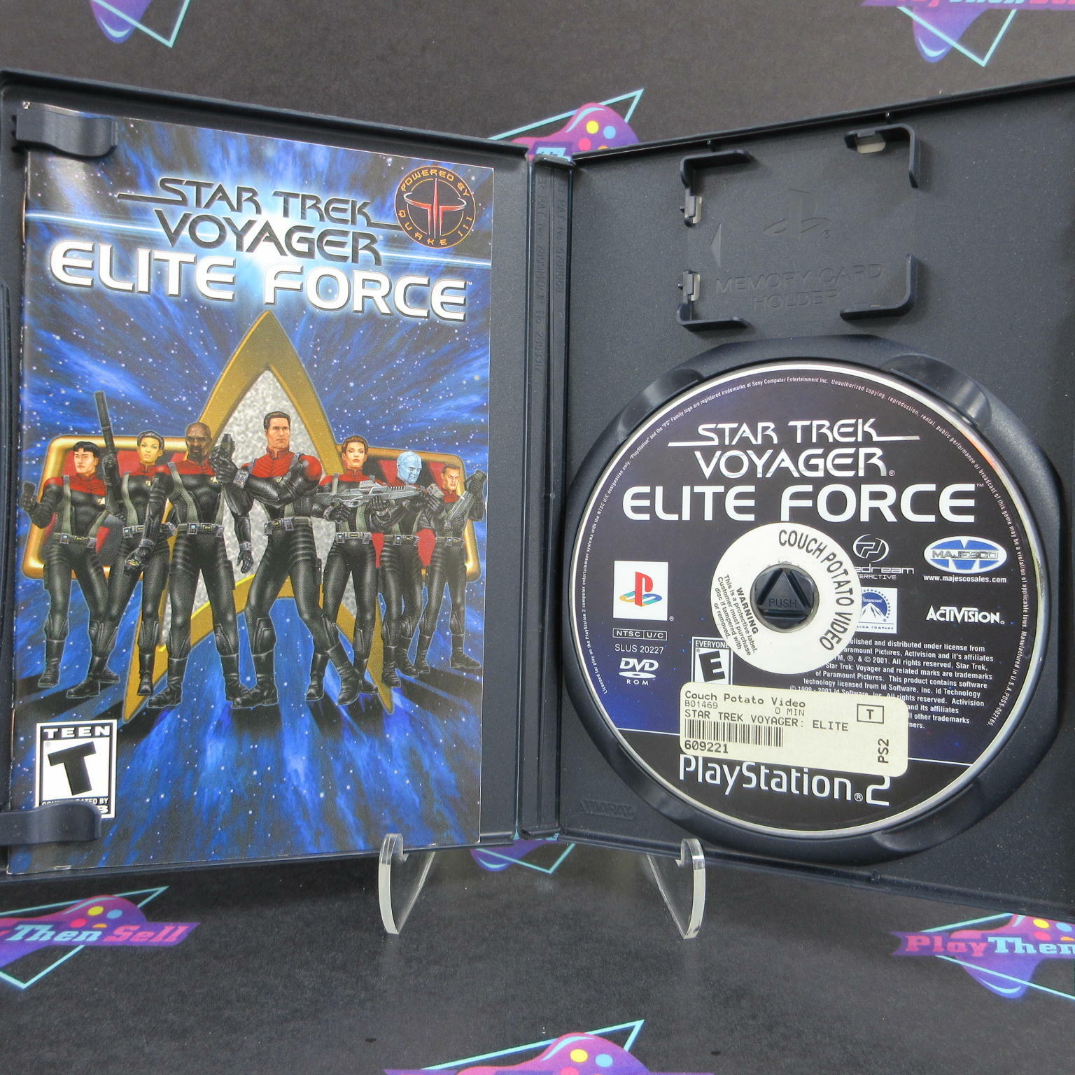 Star Trek Voyager Elite Force PS2 PlayStation 2 DD Complete CIB - Good