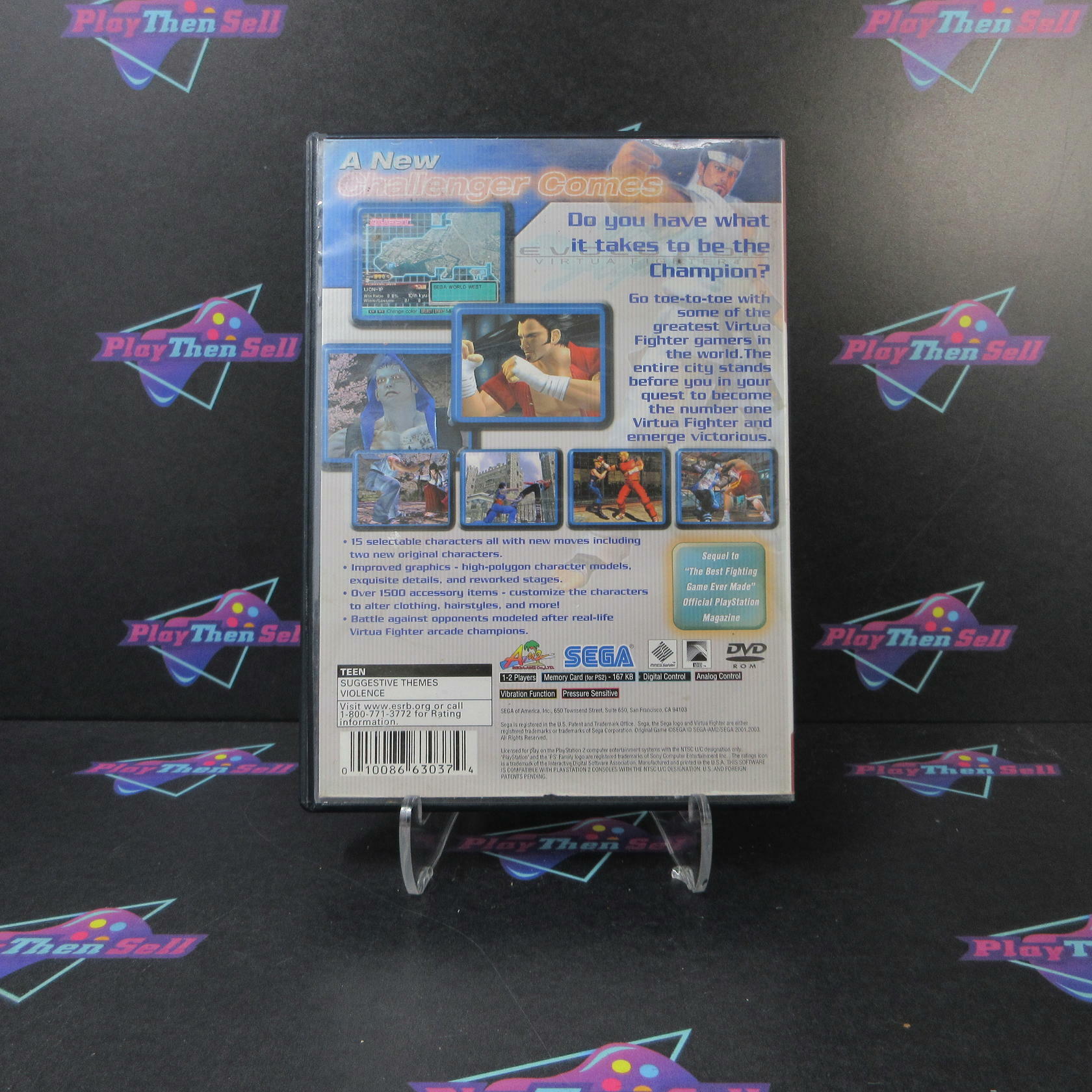 Virtua Fighter 4 Evolution PlayStation 2 Greatest Hits AD/NM - Very Good