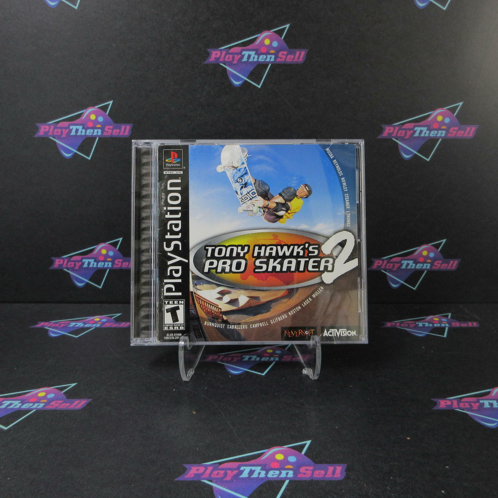 Tony Hawk's Pro Skater 2 PS1 PlayStation 1 MD + Reg Card Complete CIB - Very Good