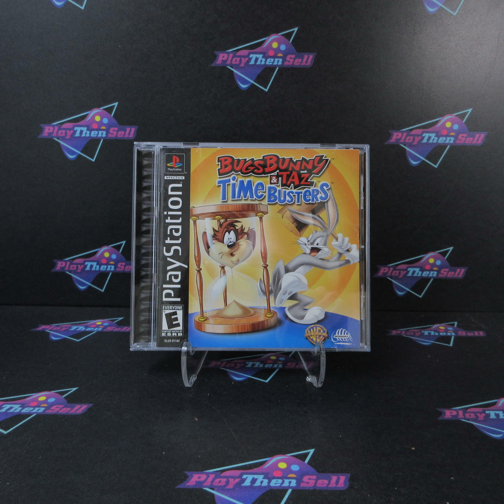 Bugs & Taz Time Busters PS1 PlayStation 1 MD Complete CIB - Very Good