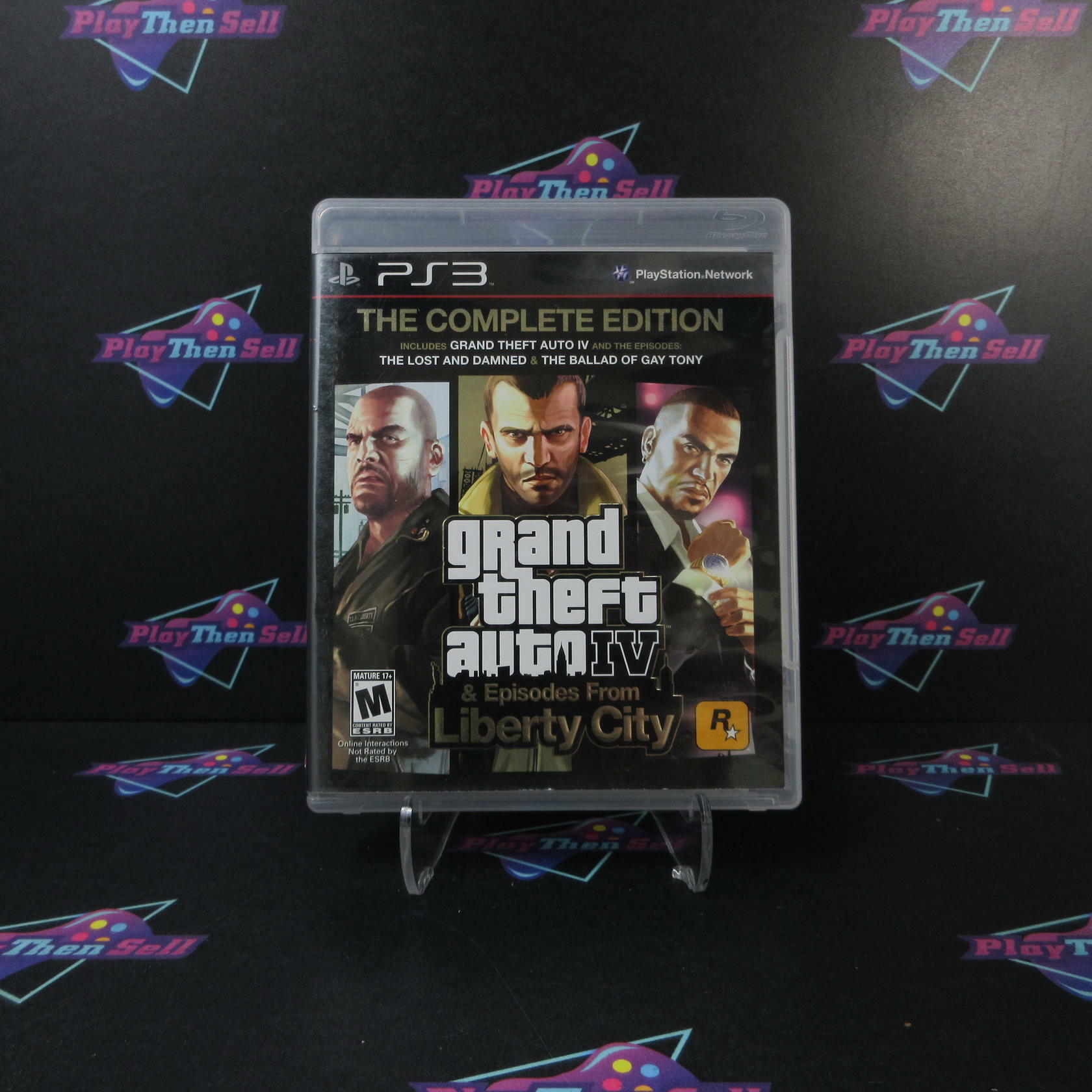 Grand Theft Auto IV The Complete Edition PS3 PlayStation 3 AD + Map Complete CIB - Very Good