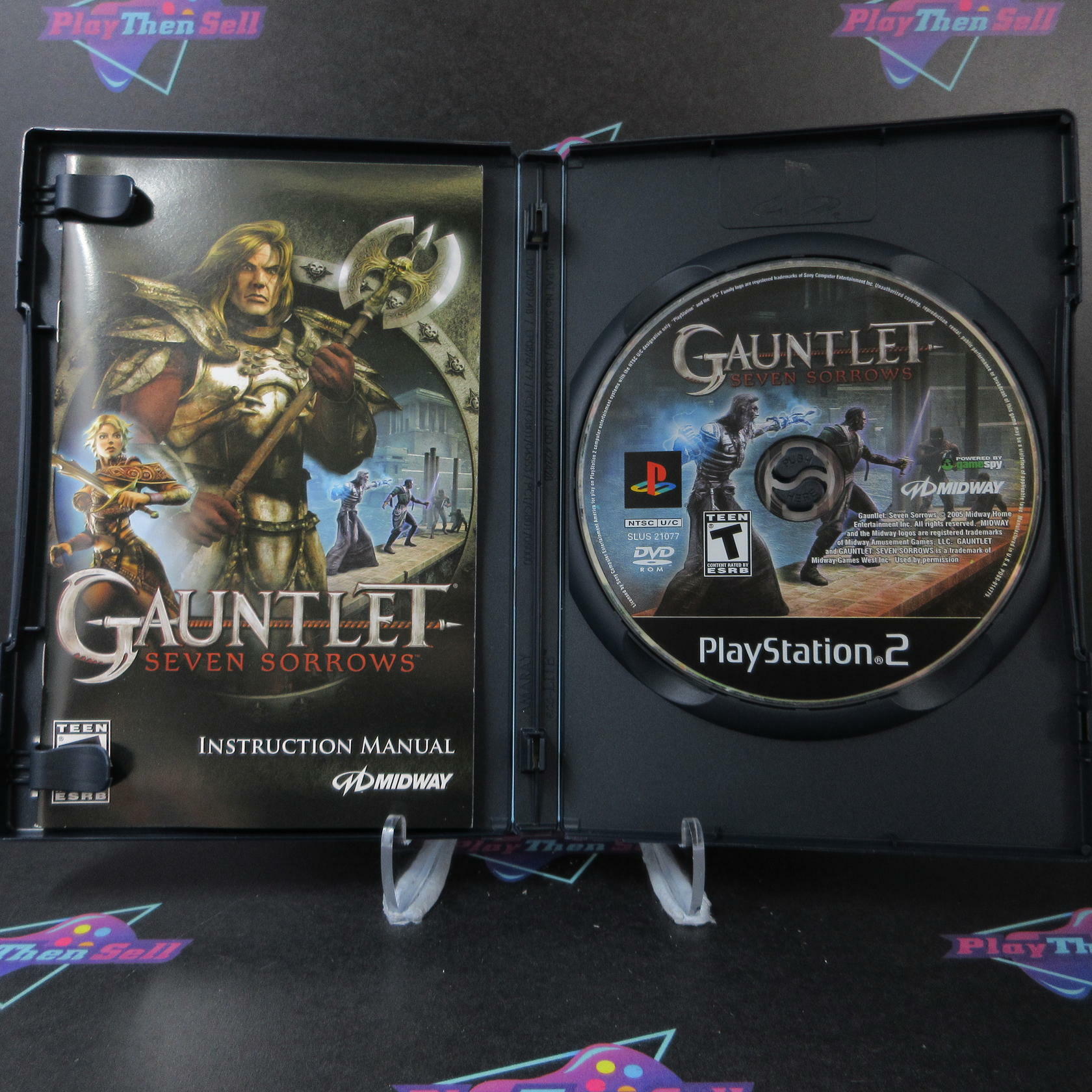 Gauntlet Seven Sorrows PS2 PlayStation 2 + Reg Card - Like New