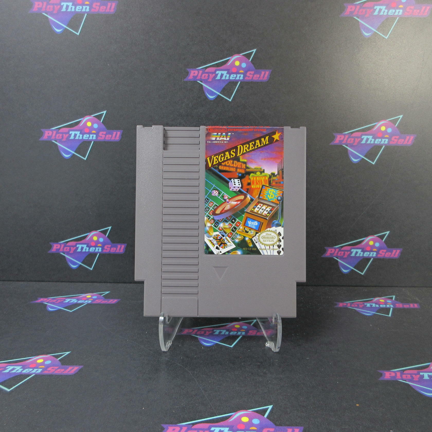 Vegas Dream Nintendo NES Cartridge Only Authentic / Tested - Very Good