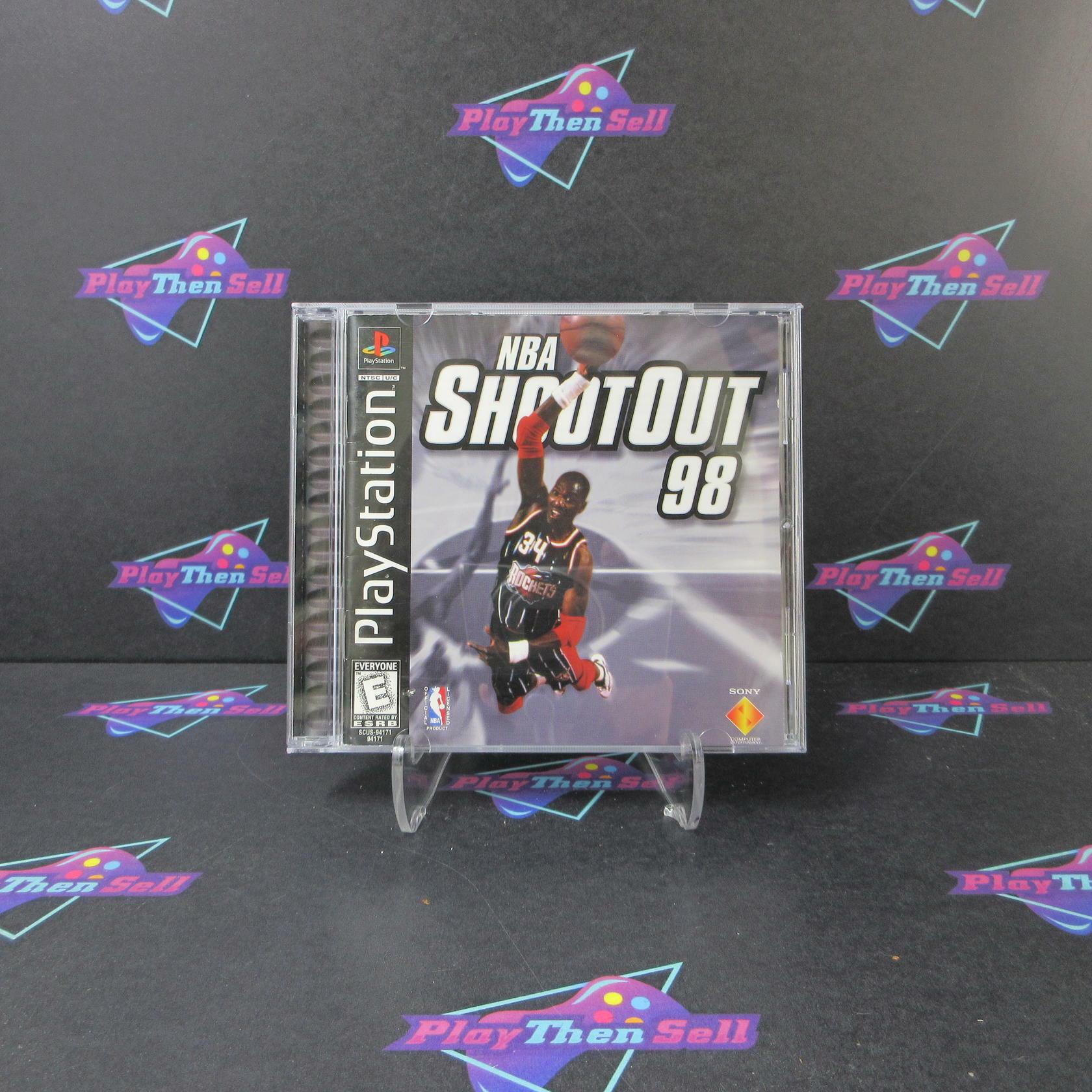 NBA ShootOut 98 PS1 PlaySation 1 MD Complete CIB - Very Good