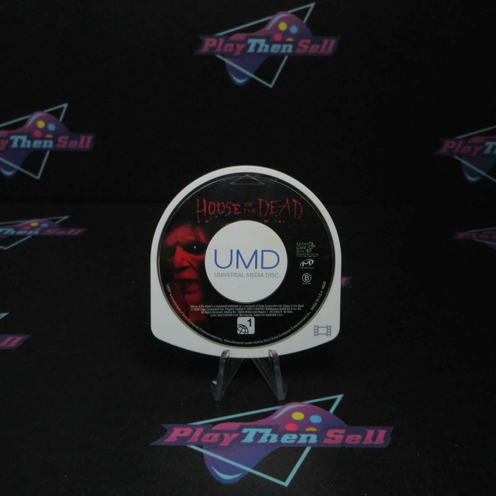 House of the Dead Sony PSP UMD Movie Disc Only - Good