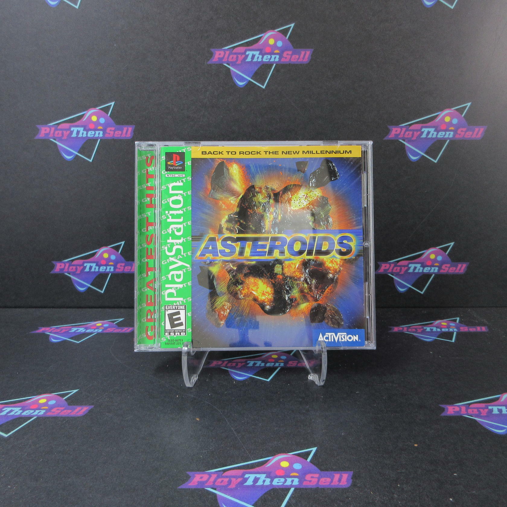 Asteroids GH PS1 PlayStation 1 MD + Reg Card Complete CIB - Very Good